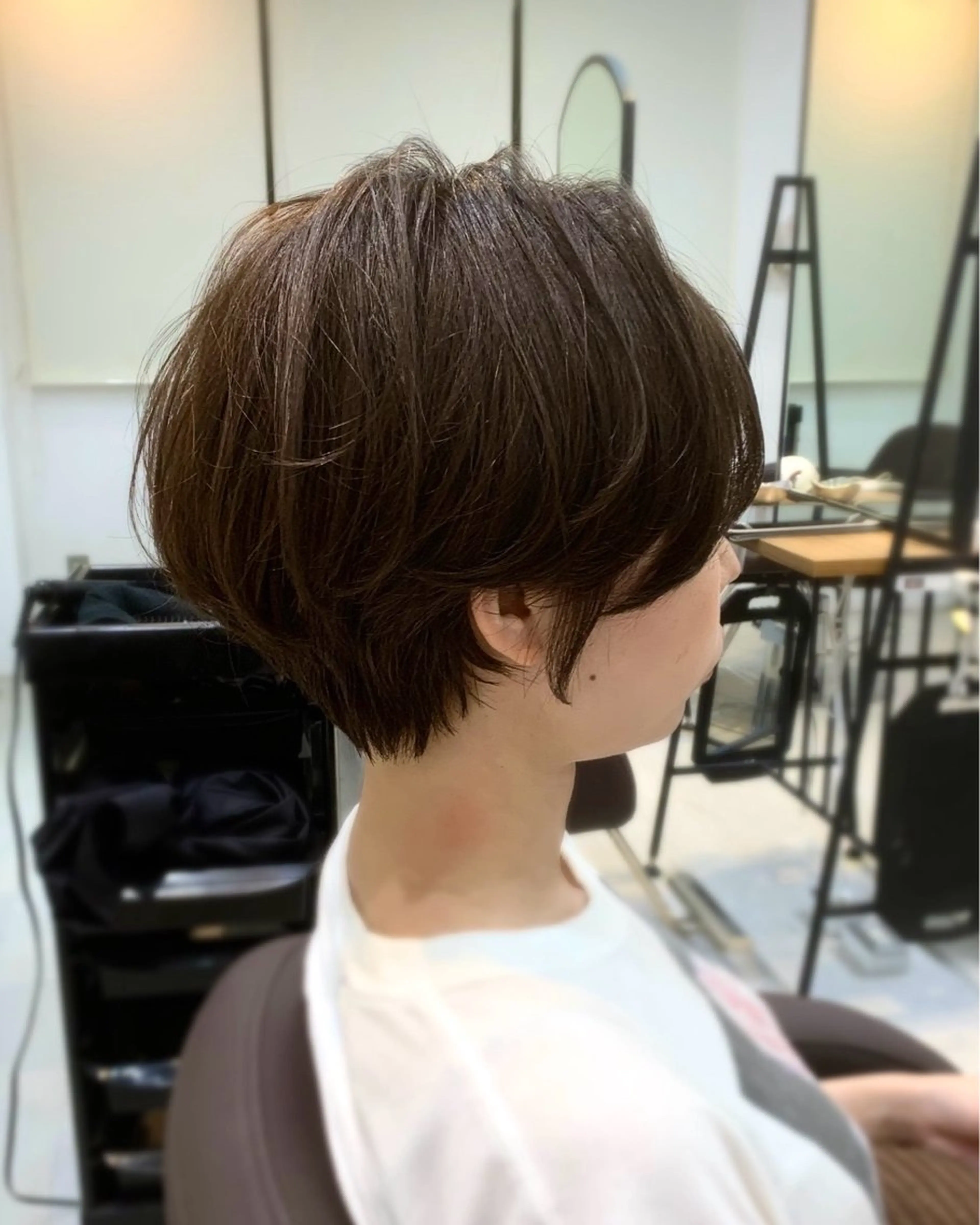 ショート カラー カット 前田 健太のヘアスタイル