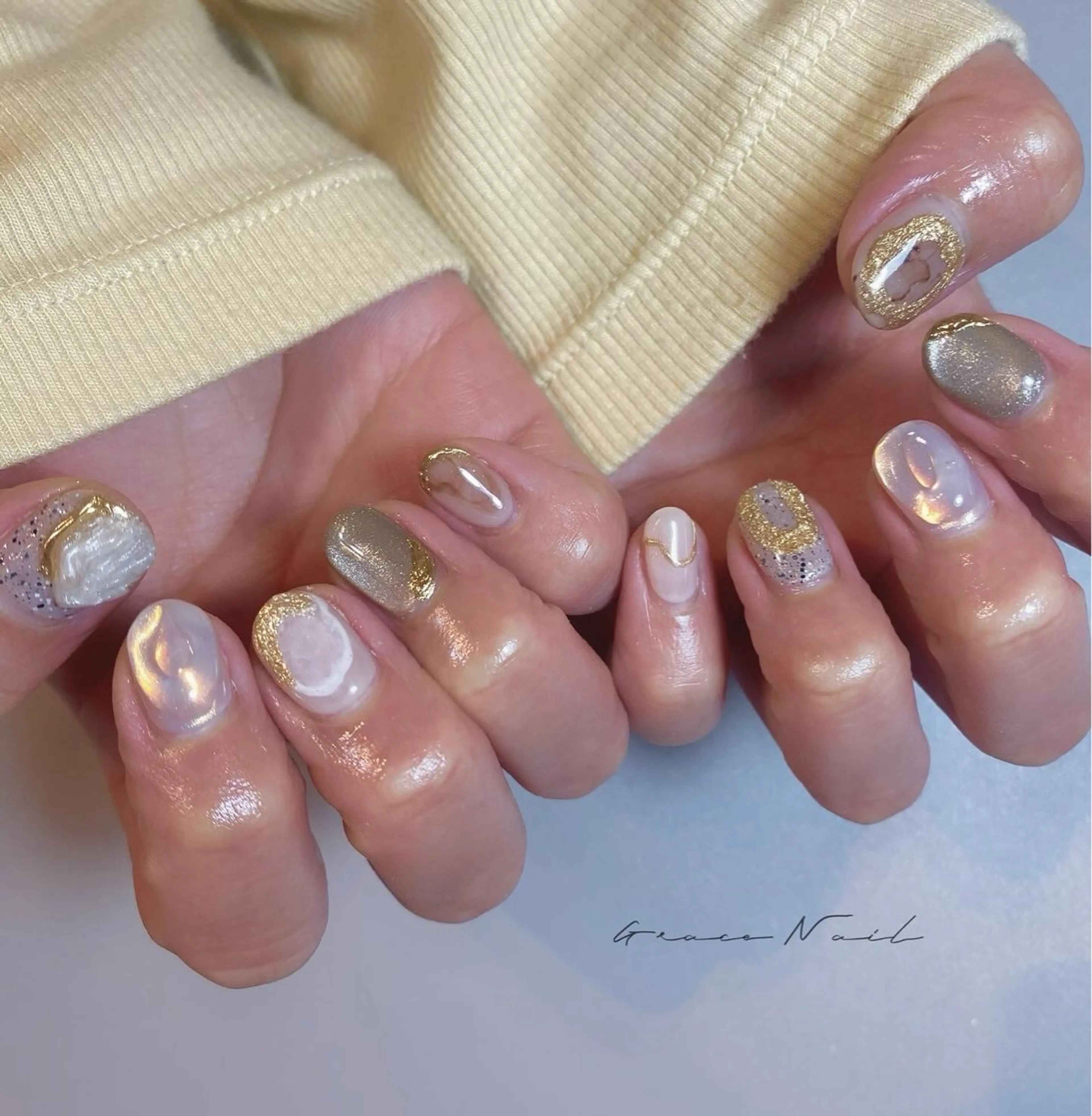 ネイル ハンドネイル ☆*｡Grace Nail｡*☆のネイルデザイン