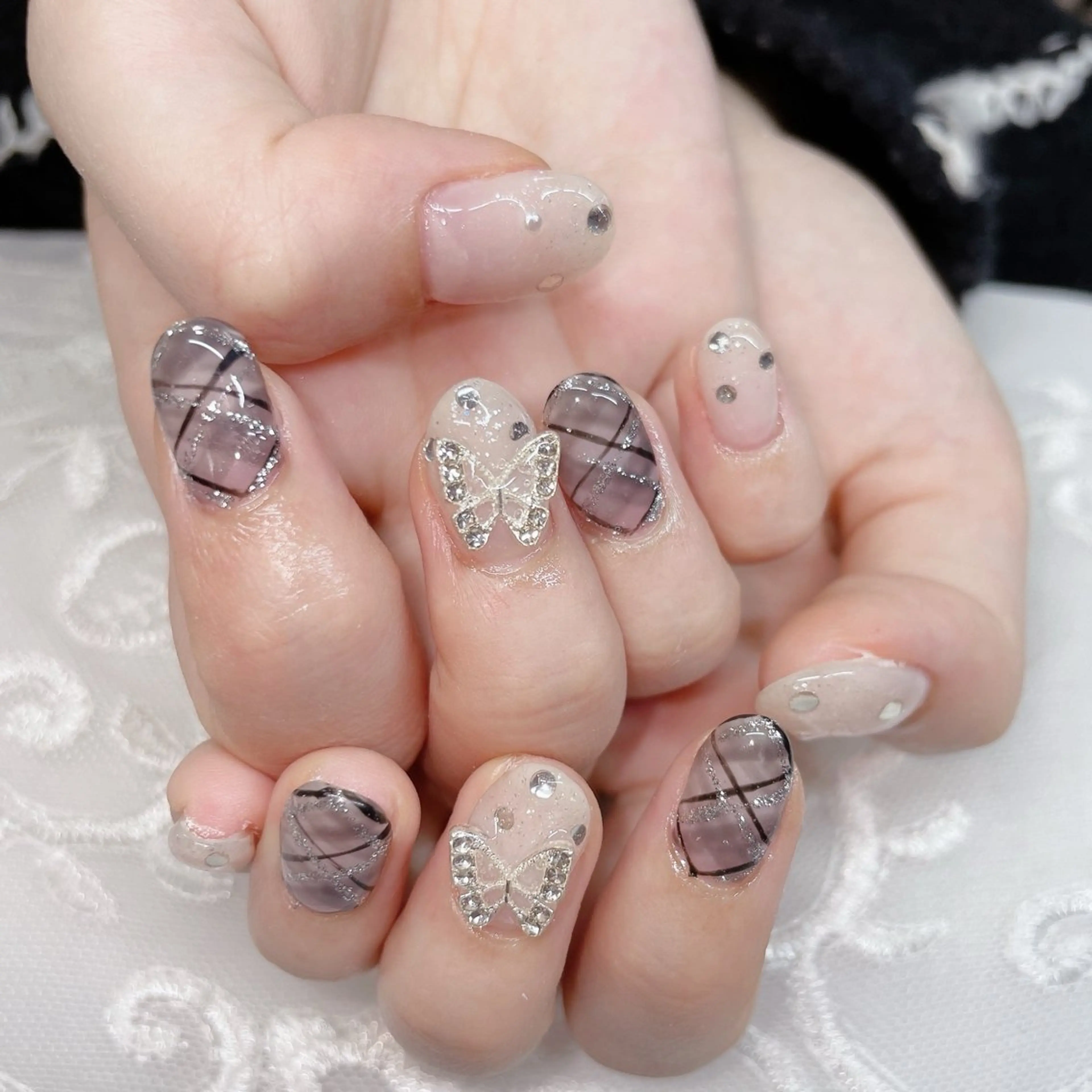 ネイル ハンドネイル 💜MIYA nail川崎店のネイルデザイン