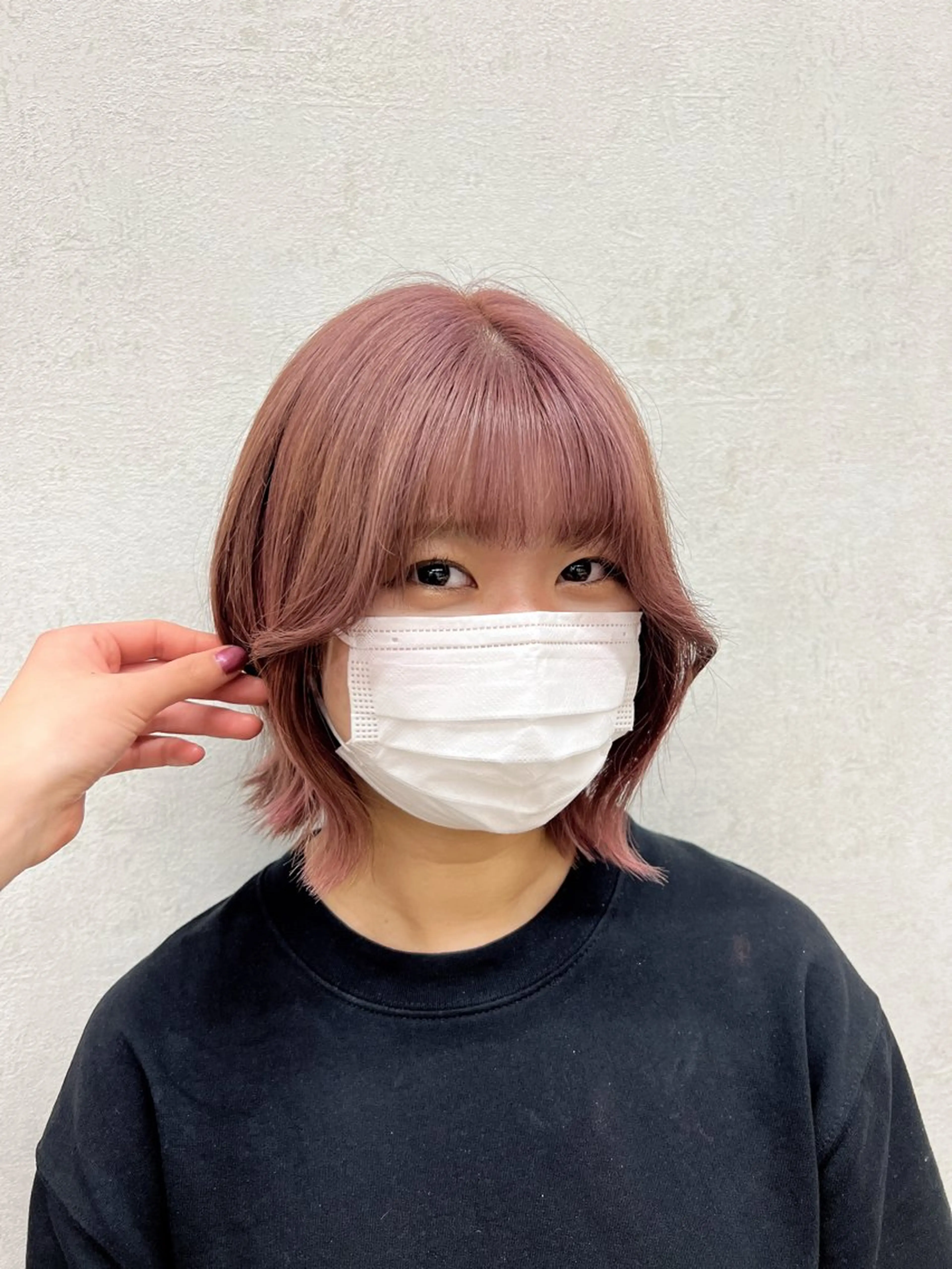ショート ブリーチカラー 〻髪質改善〻アレンジのヘアスタイル