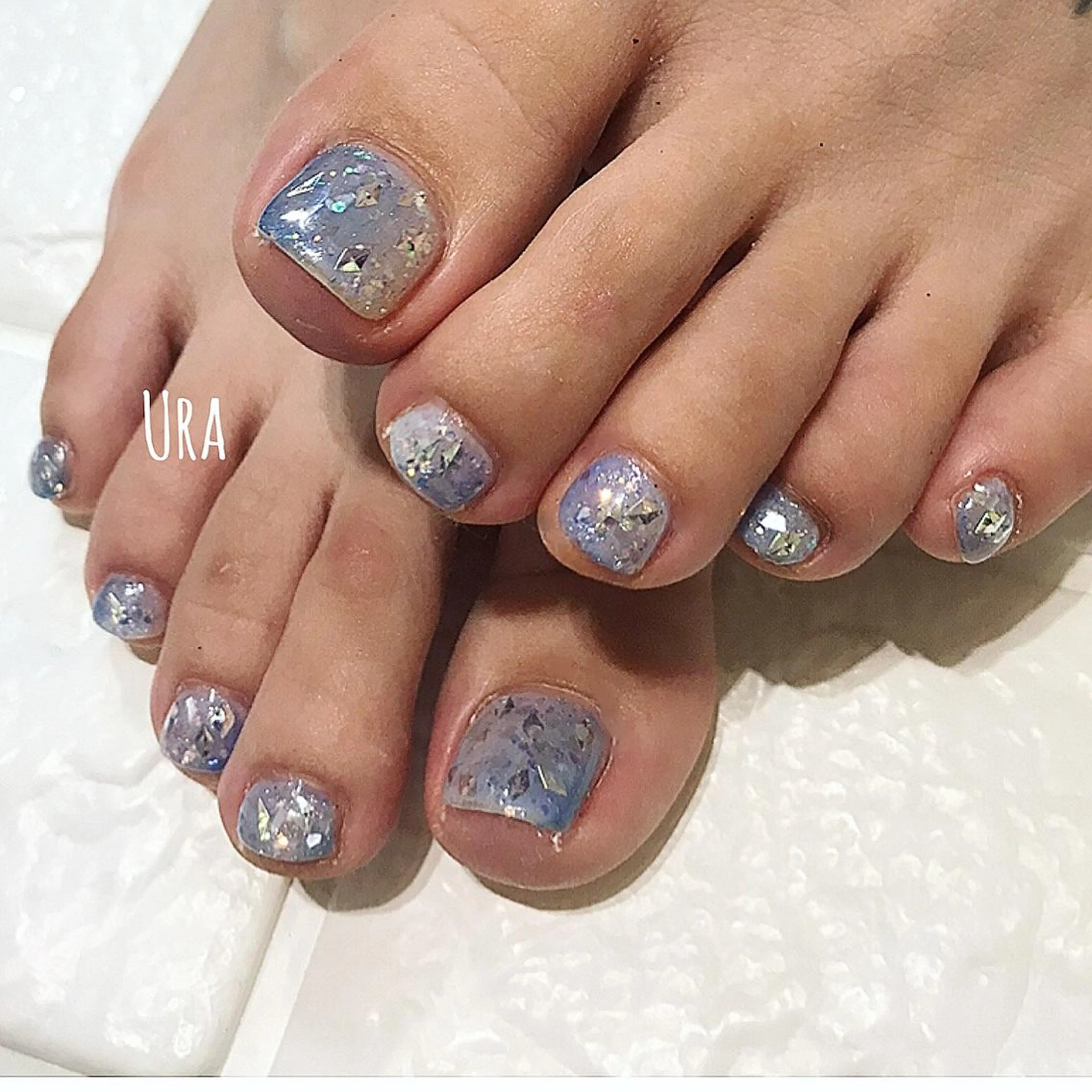 ネイル キラキラネイル UrakoNail 《nail》のネイルデザイン