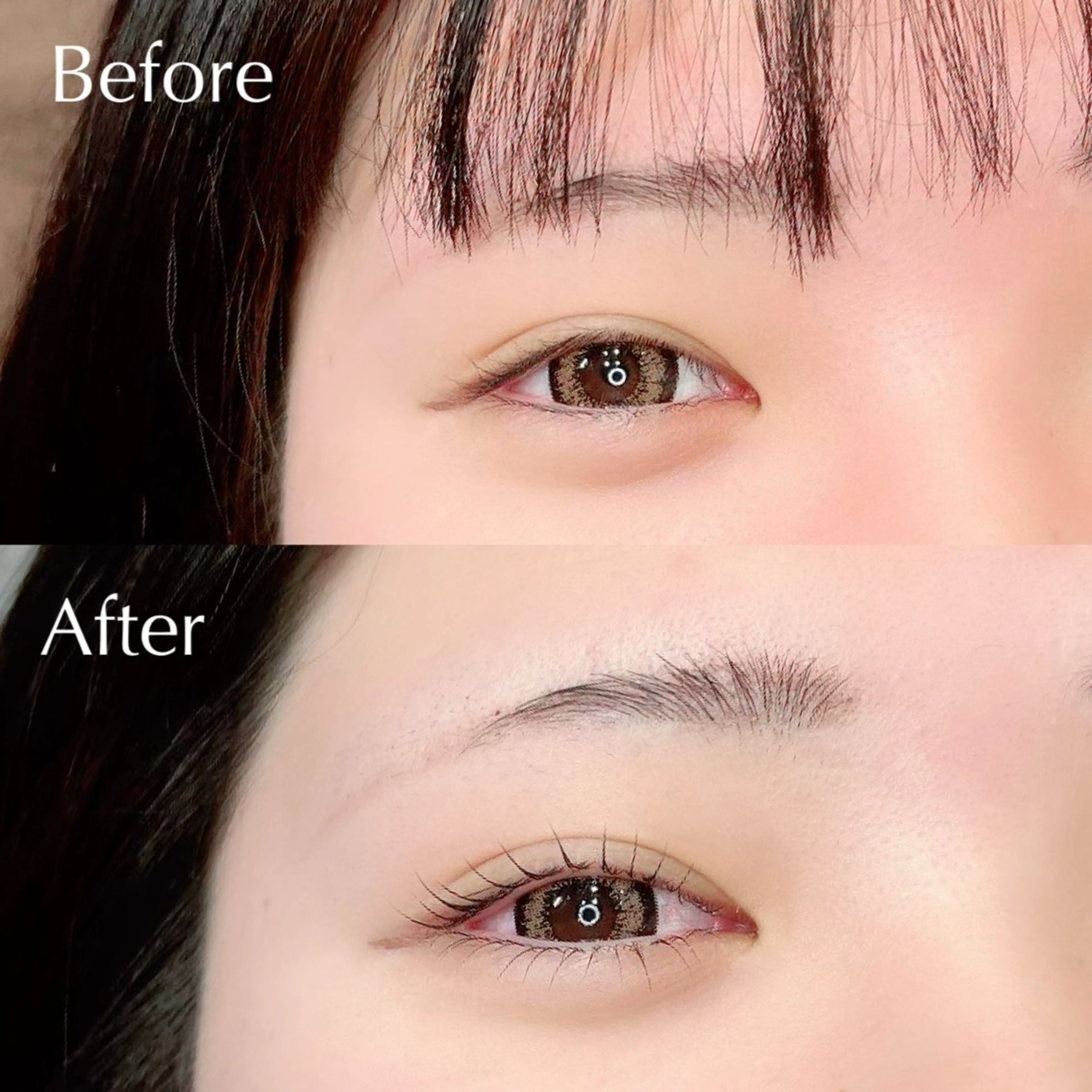 マツエク・マツパ パリジェンヌラッシュリフト 一重×まつ毛パーマ Eye lashのマツエク・マツパデザイン