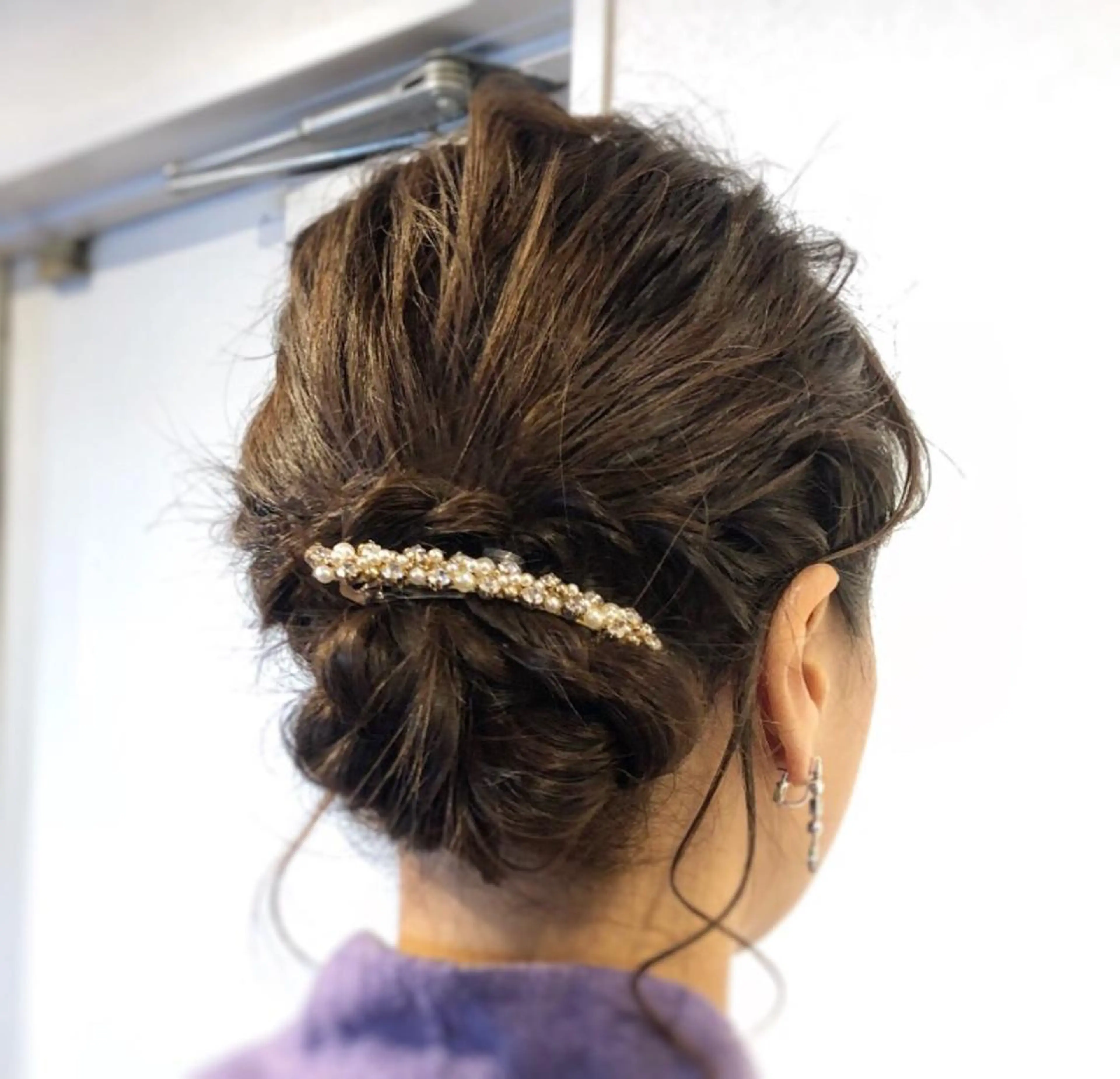 ヘアアレンジ ヘアセット MOLLA 浅香山店所属・谷口ゆめ/縮毛矯正/ カット/美眉ワックスのヘアスタイル