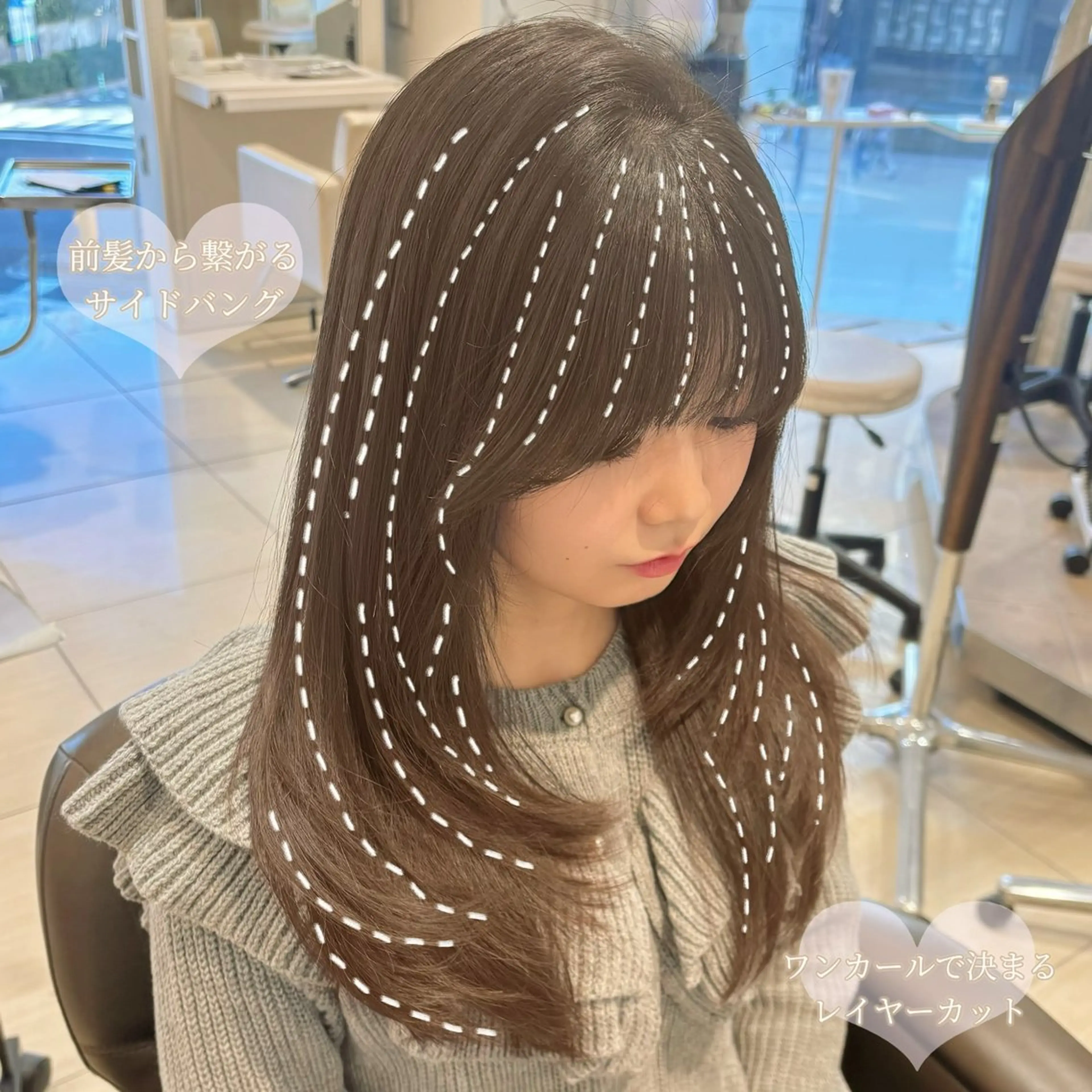 ロング 中韓𝐌𝐈𝐗🩶 𝐘𝐔𝐊𝐀のマツエク・マツパデザイン