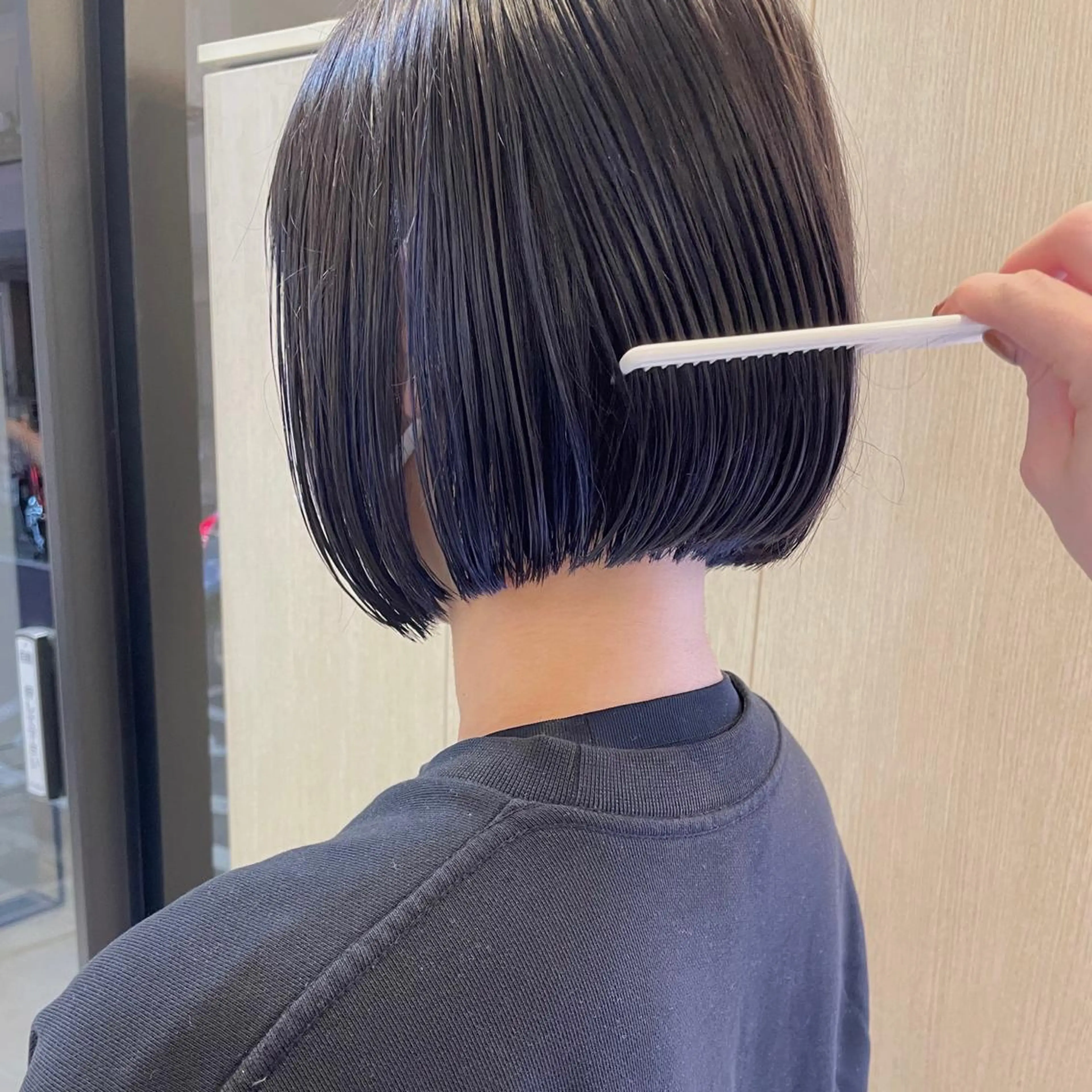 ショート 切りっぱなしボブ ボブ カット ヘアカラー 【ボブ/個室サロン】 癒し空間mimuraのヘアスタイル