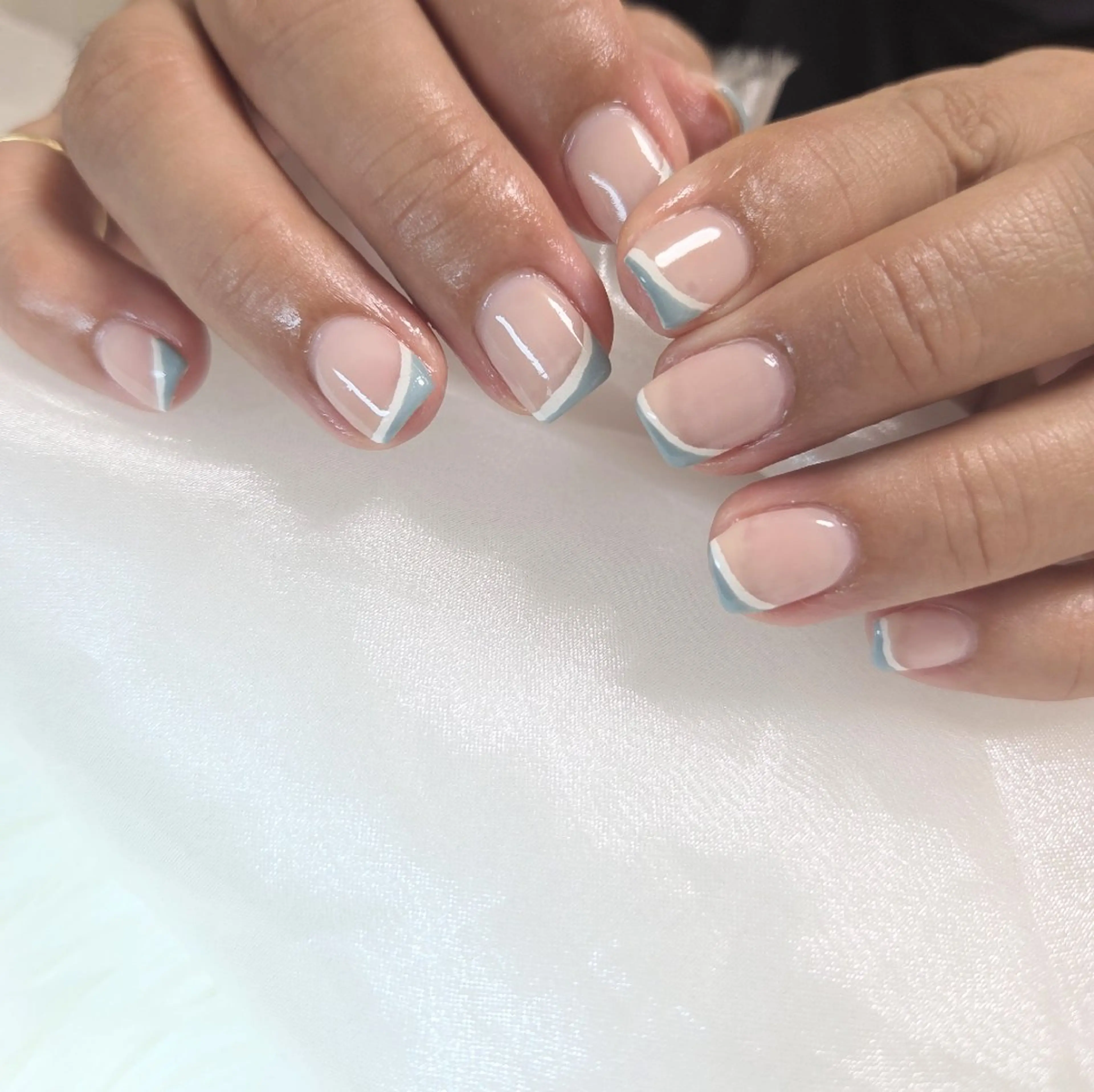 ネイル フレンチネイル ハンドネイル nail salon cocoru.のネイルデザイン