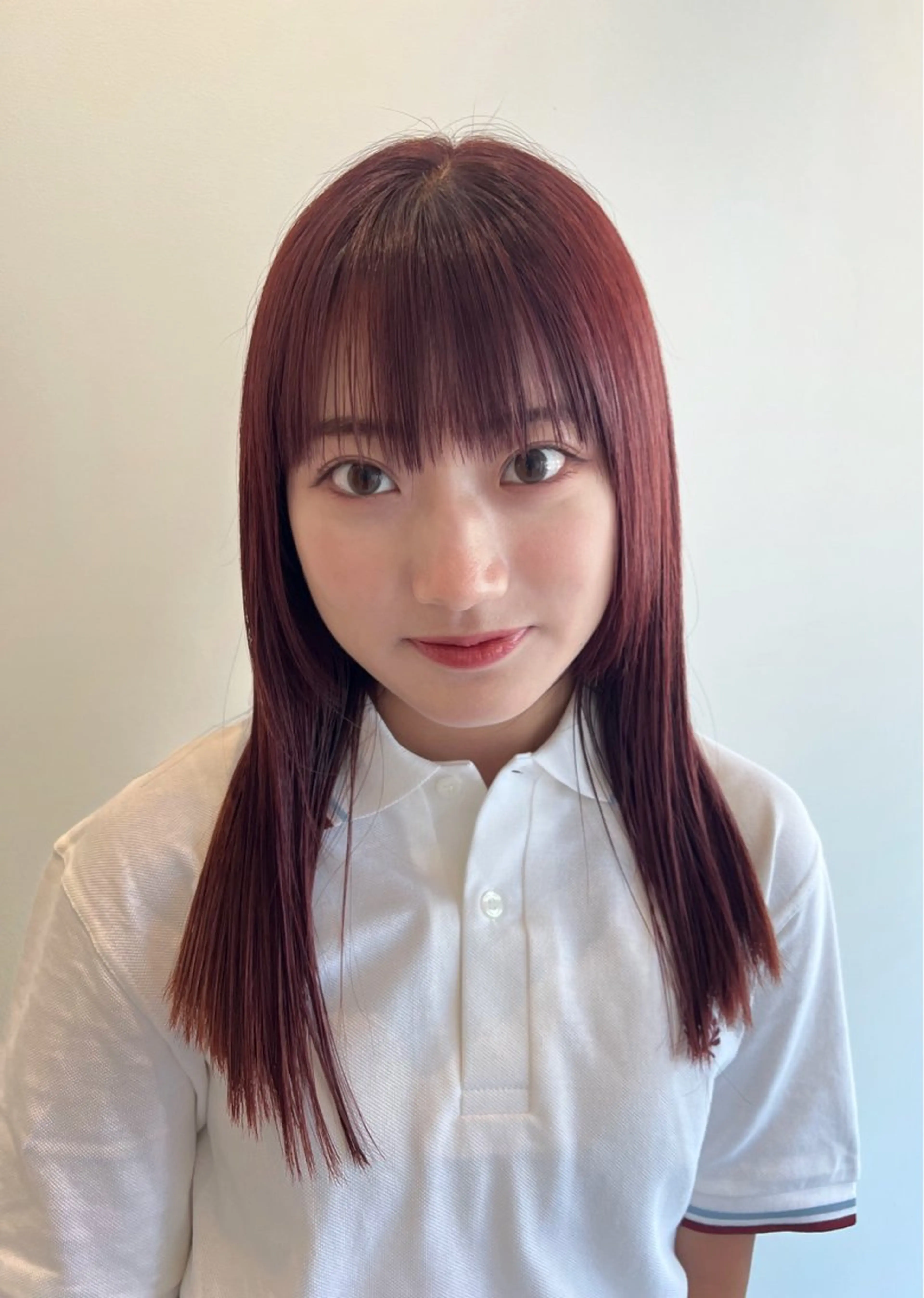 ロング ヘアカラー トリートメント 色落ち可愛い艶ハイト ーン🧊AZUKIのヘアスタイル
