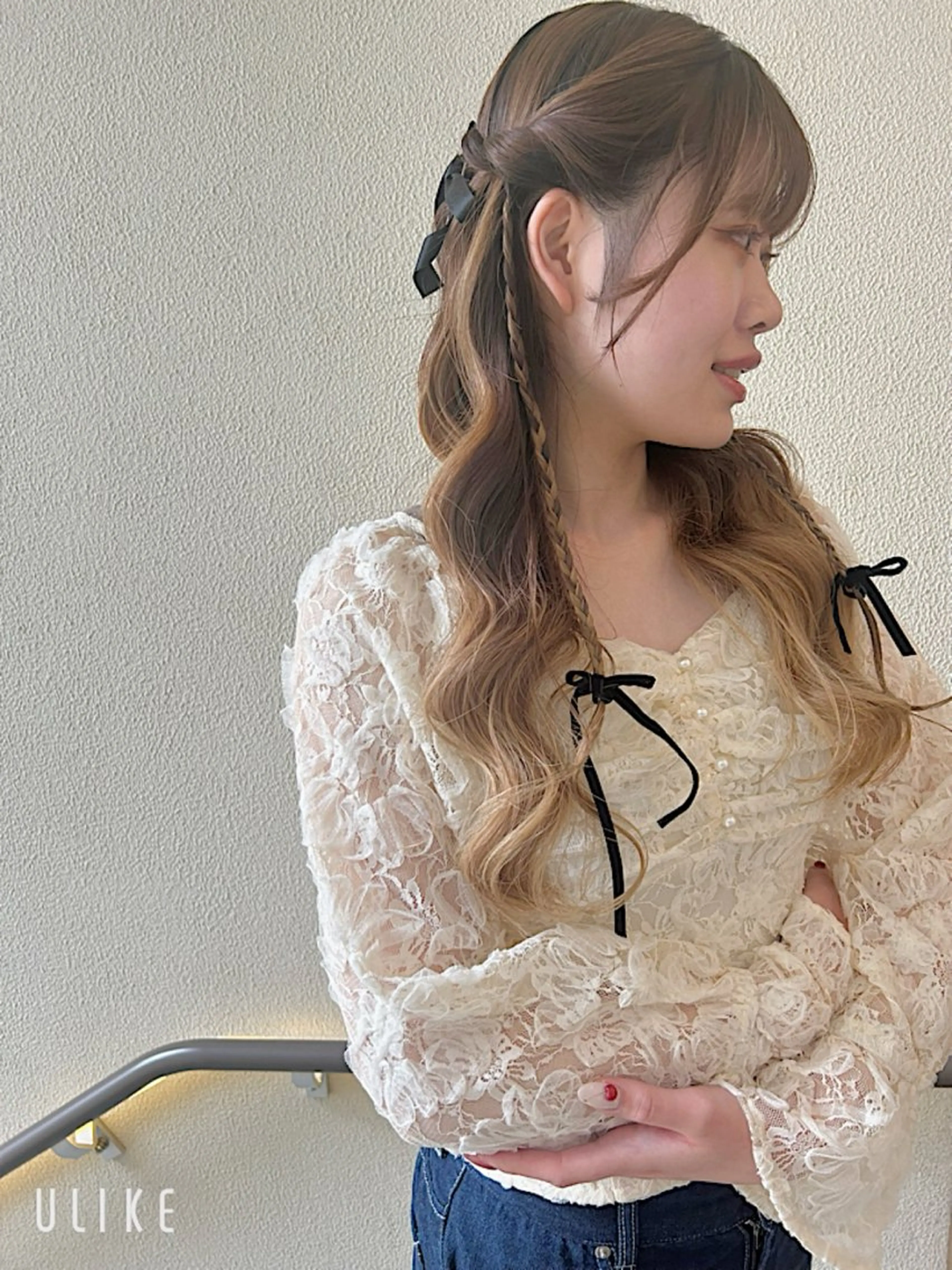 ロング ヘアアレンジ ヘアセット 飯塚 沙衣のヘアスタイル