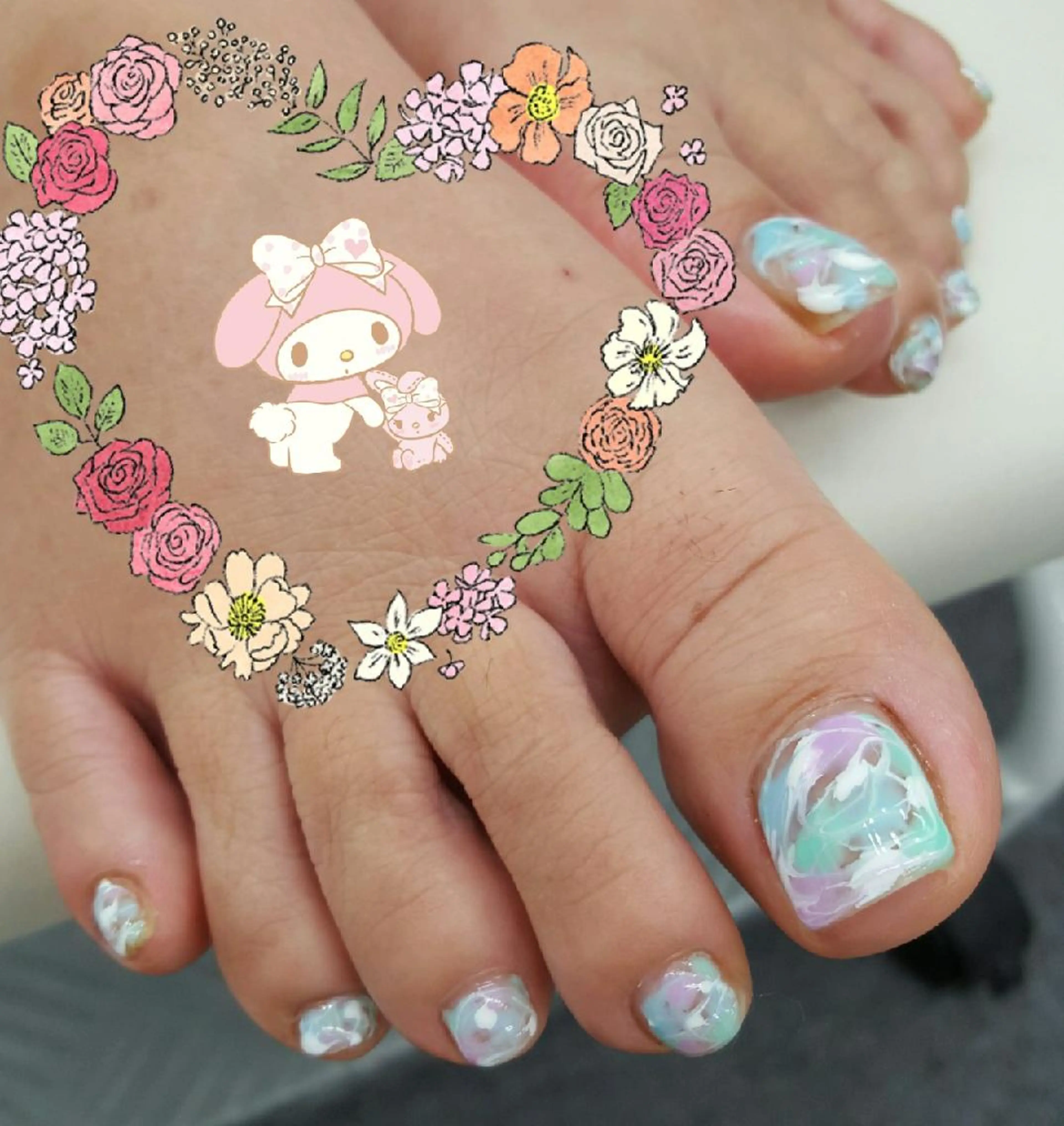 ネイル フットネイル nail atelier yuka所属・❤ yuka❤のネイルデザイン