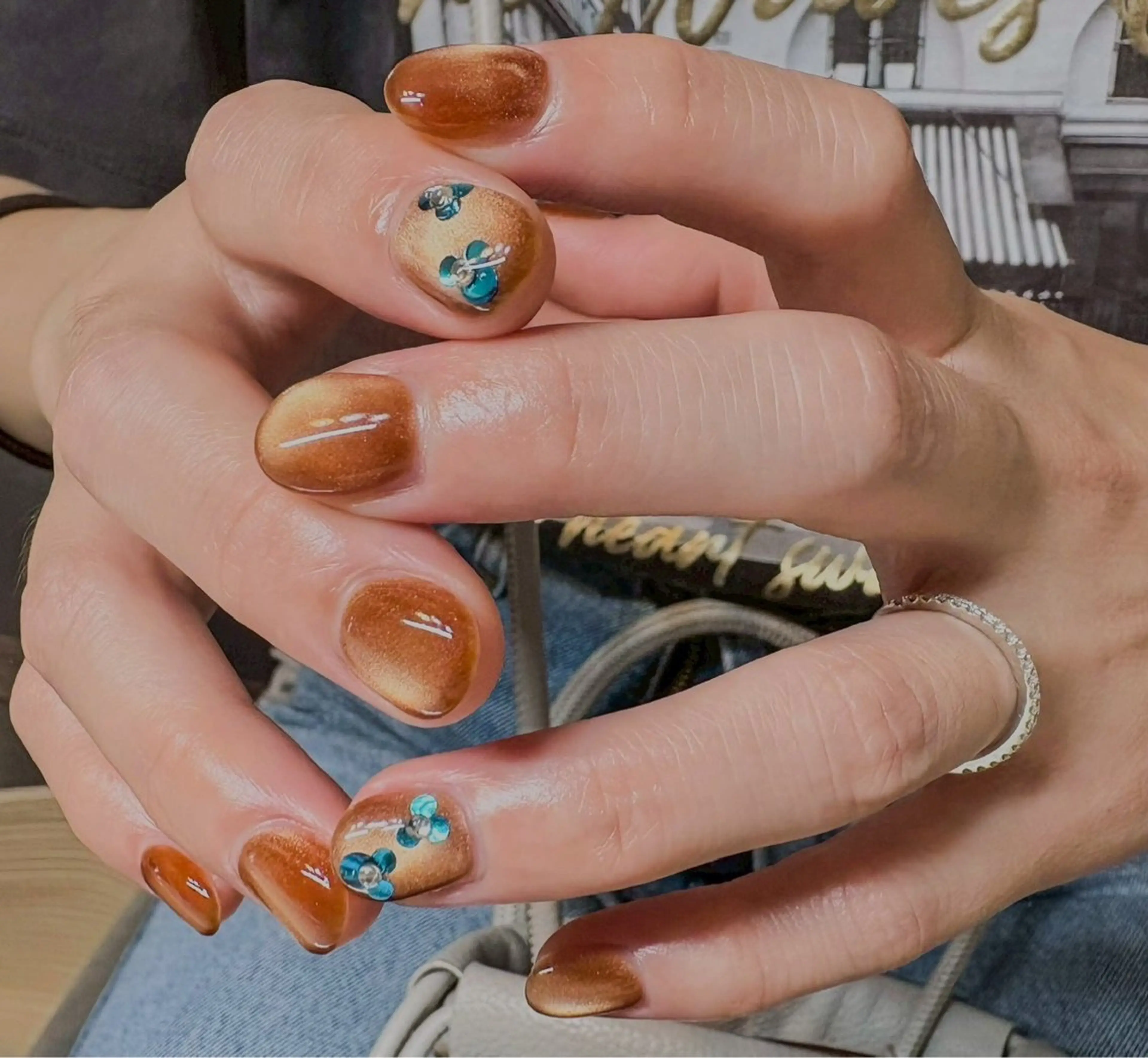 ネイル ハンドネイル フットネイル eye and nail ビジュゥ 石橋阪大前店所属・ビジュゥ石橋阪大前店 💅mayuちゃんのネイルデザイン