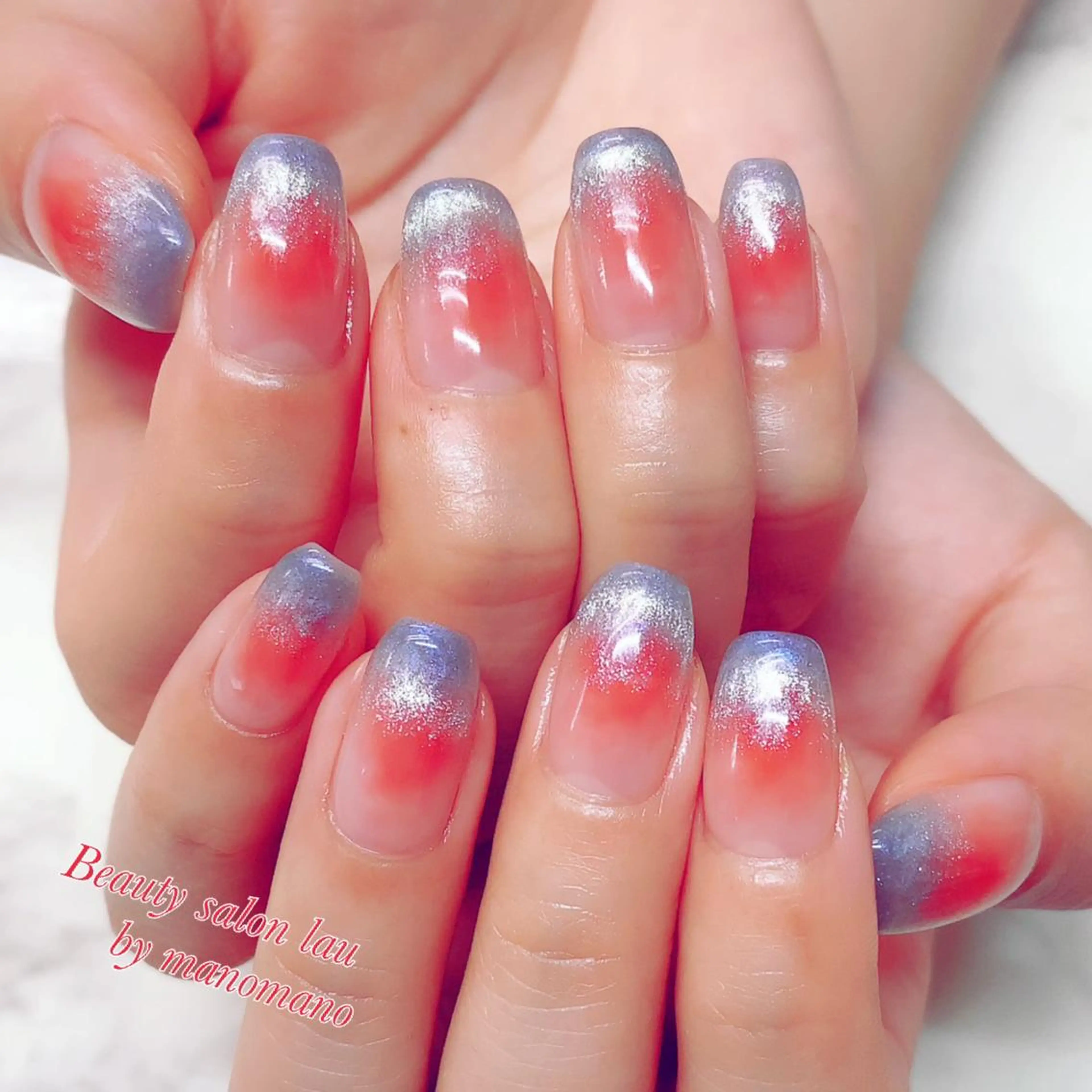 ネイル ハンドネイル ラウバイマノマノ なかざとのネイルデザイン