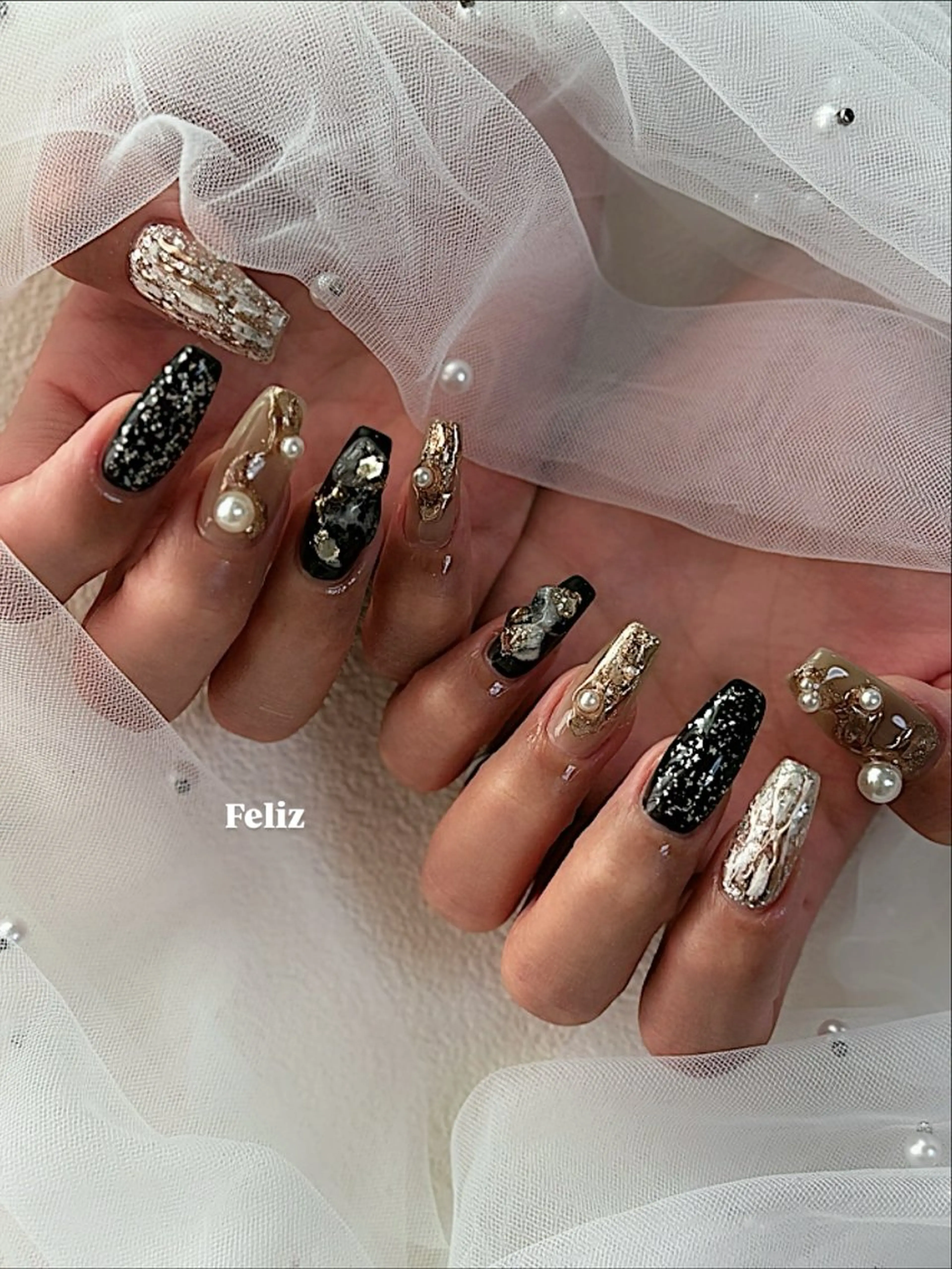 ネイル ハンドネイル ハンドケア Feliz所属・Feliz 楽しいネイルサロンのネイルデザイン