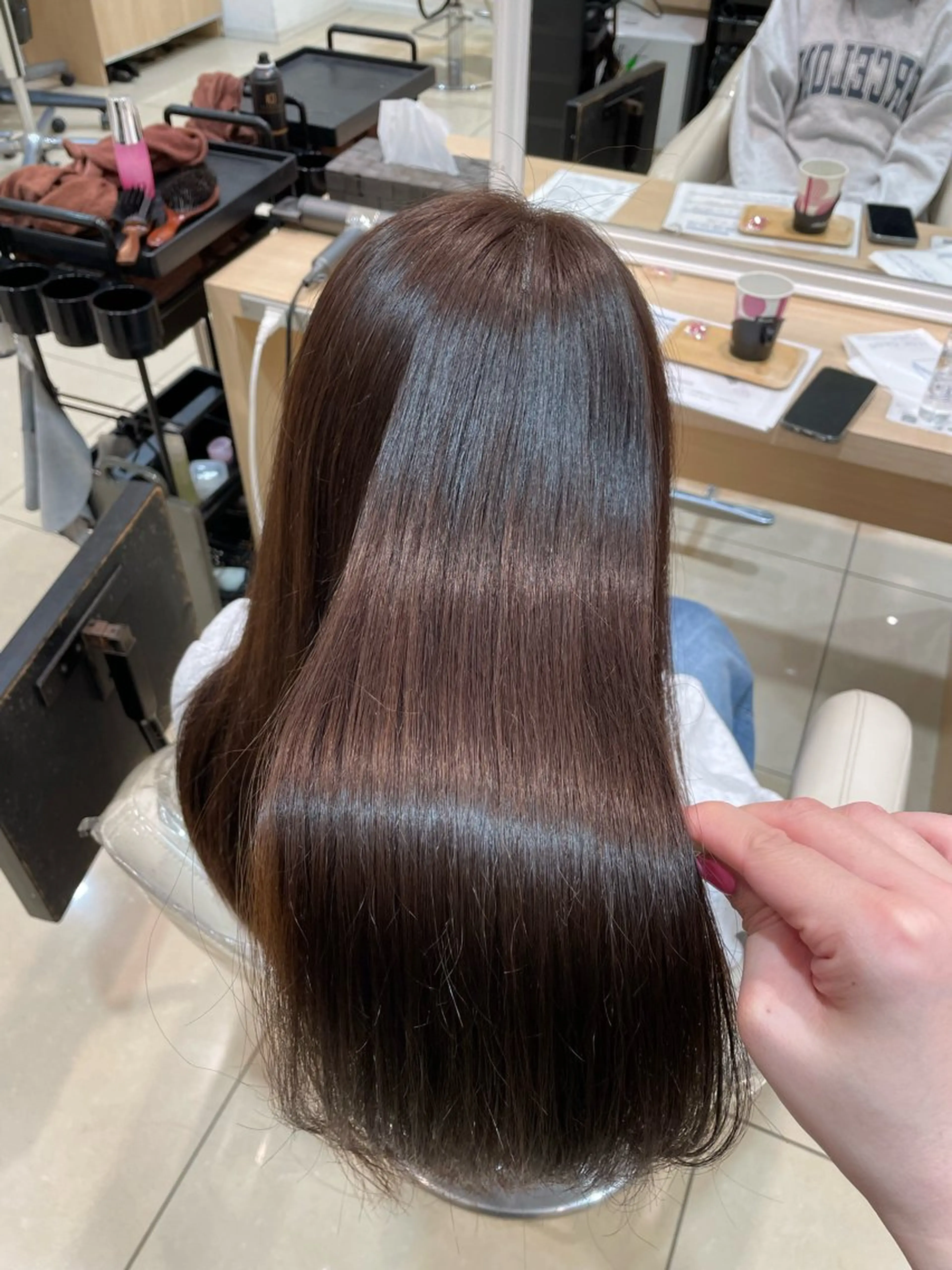 ロング カラー ヘアカラー 浦野 遥のヘアスタイル