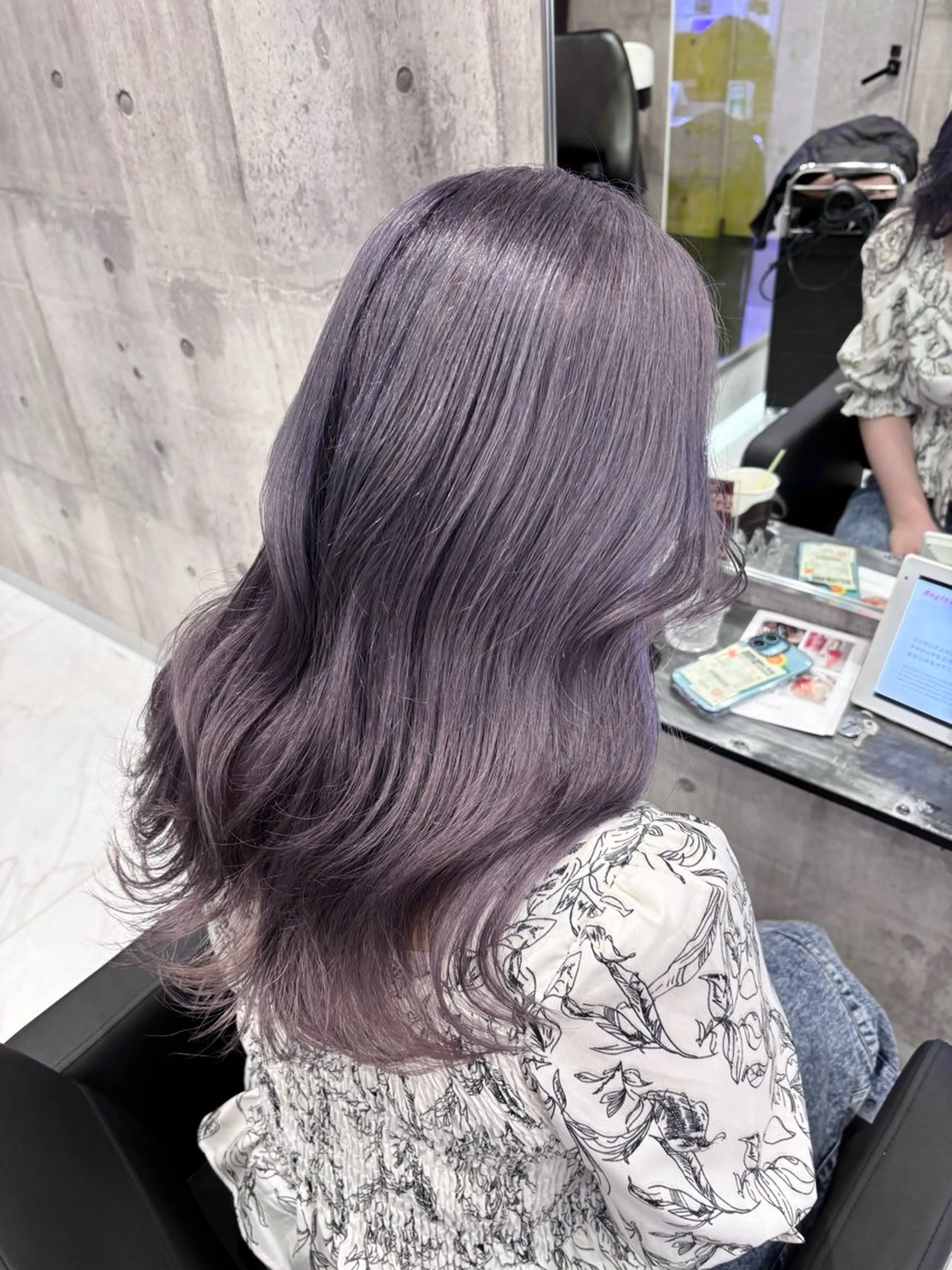 ロング ヘアカラー トリートメント 🥣ケアブリーチカ ラーTakato🥛のヘアスタイル