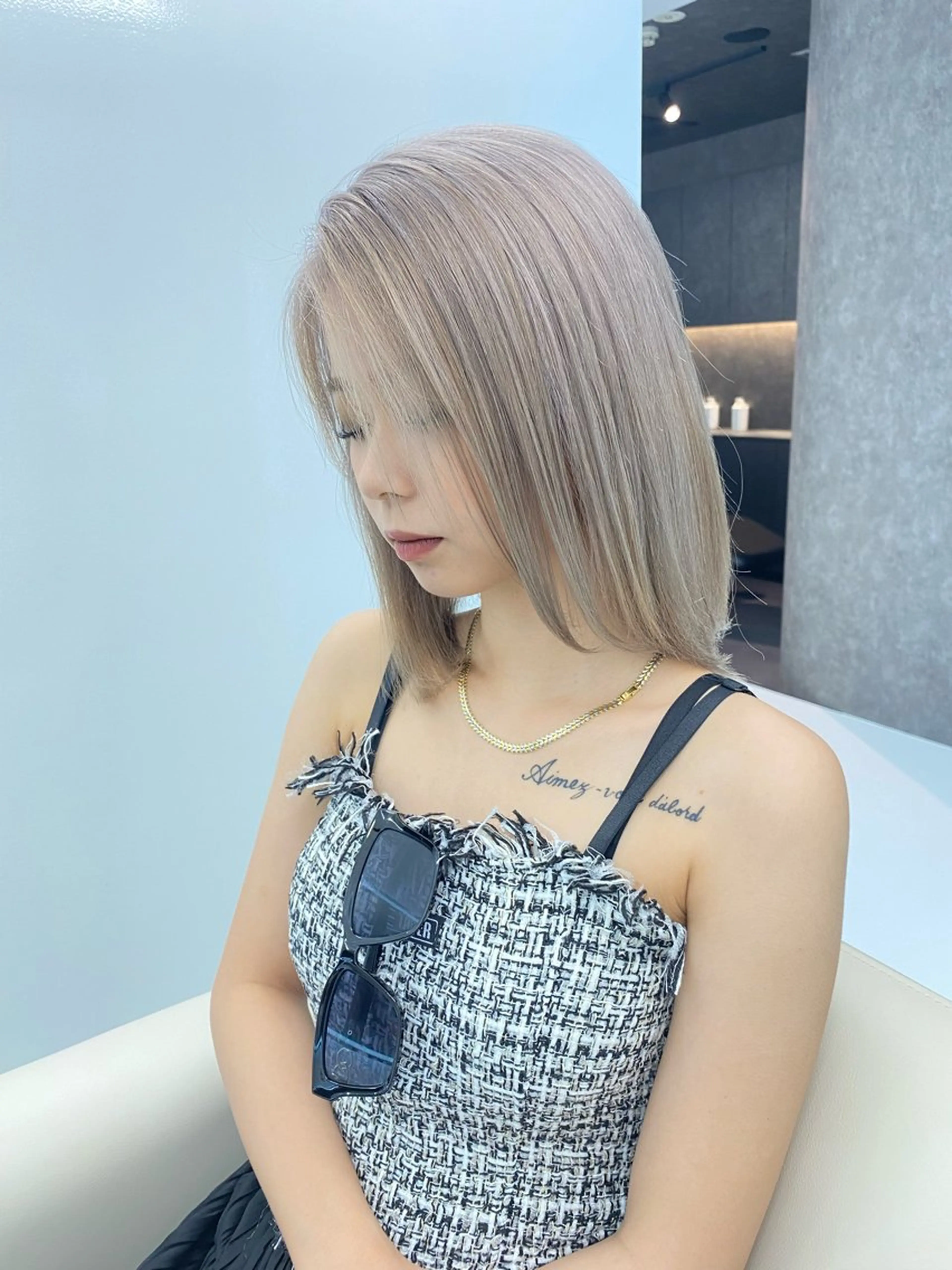 ミディアム カラー RIRŪA所属・プルシールエクステ ちゃきのヘアスタイル