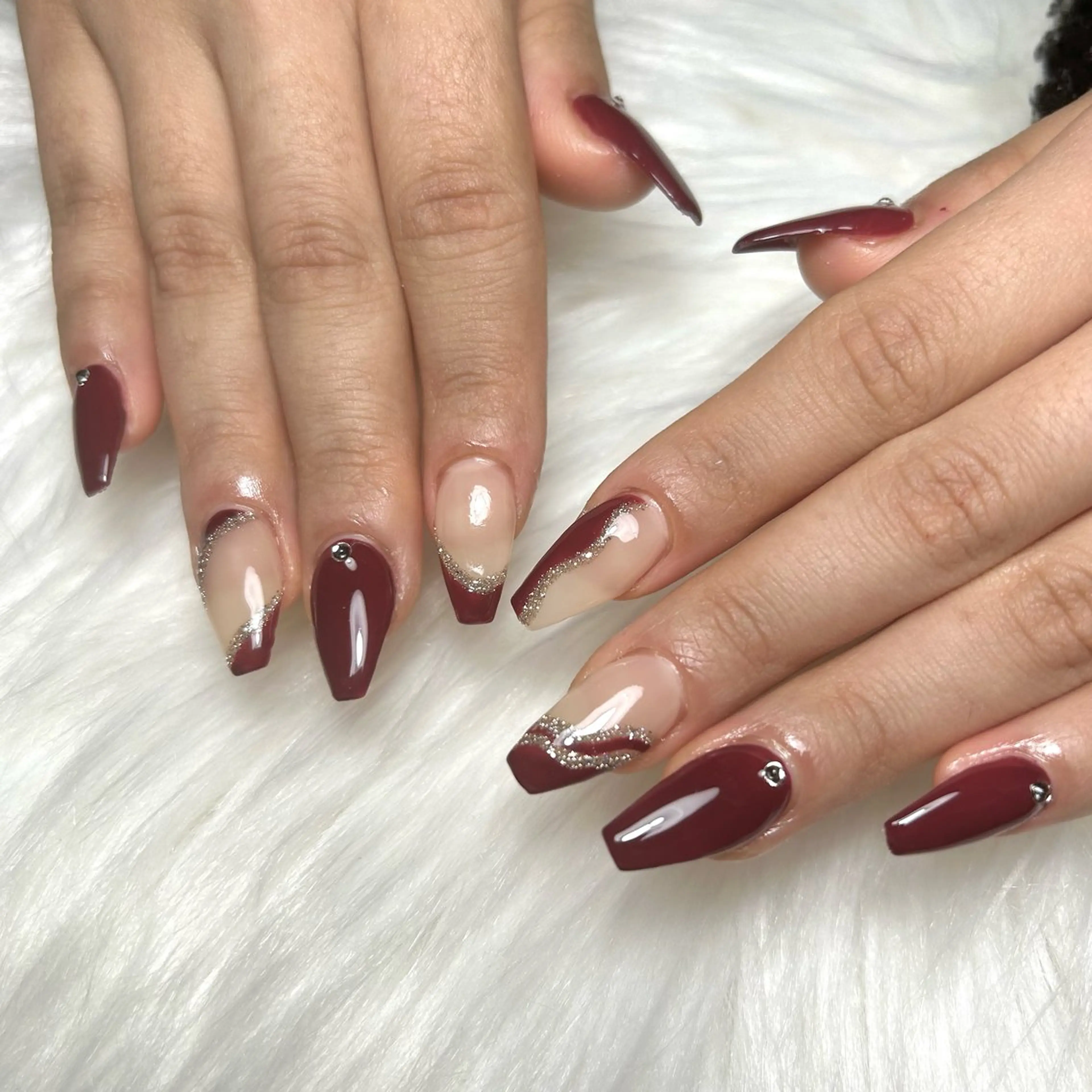 ネイル ストーンネイル moumou nailのネイルデザイン