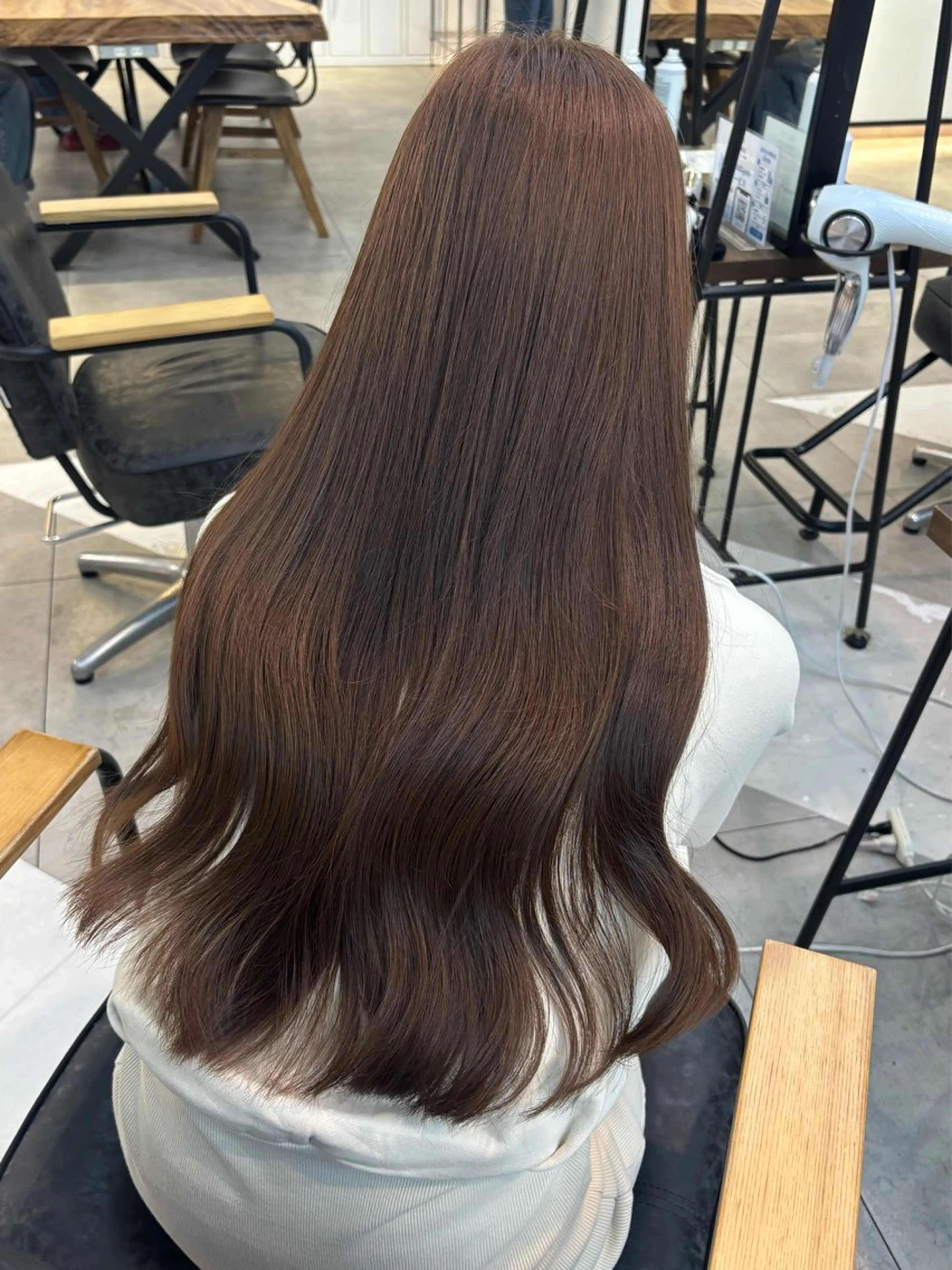 ロング カラー ヘアカラー トリートメント 透明感カラー/ネイル hiroka🩰🎀のネイルデザイン