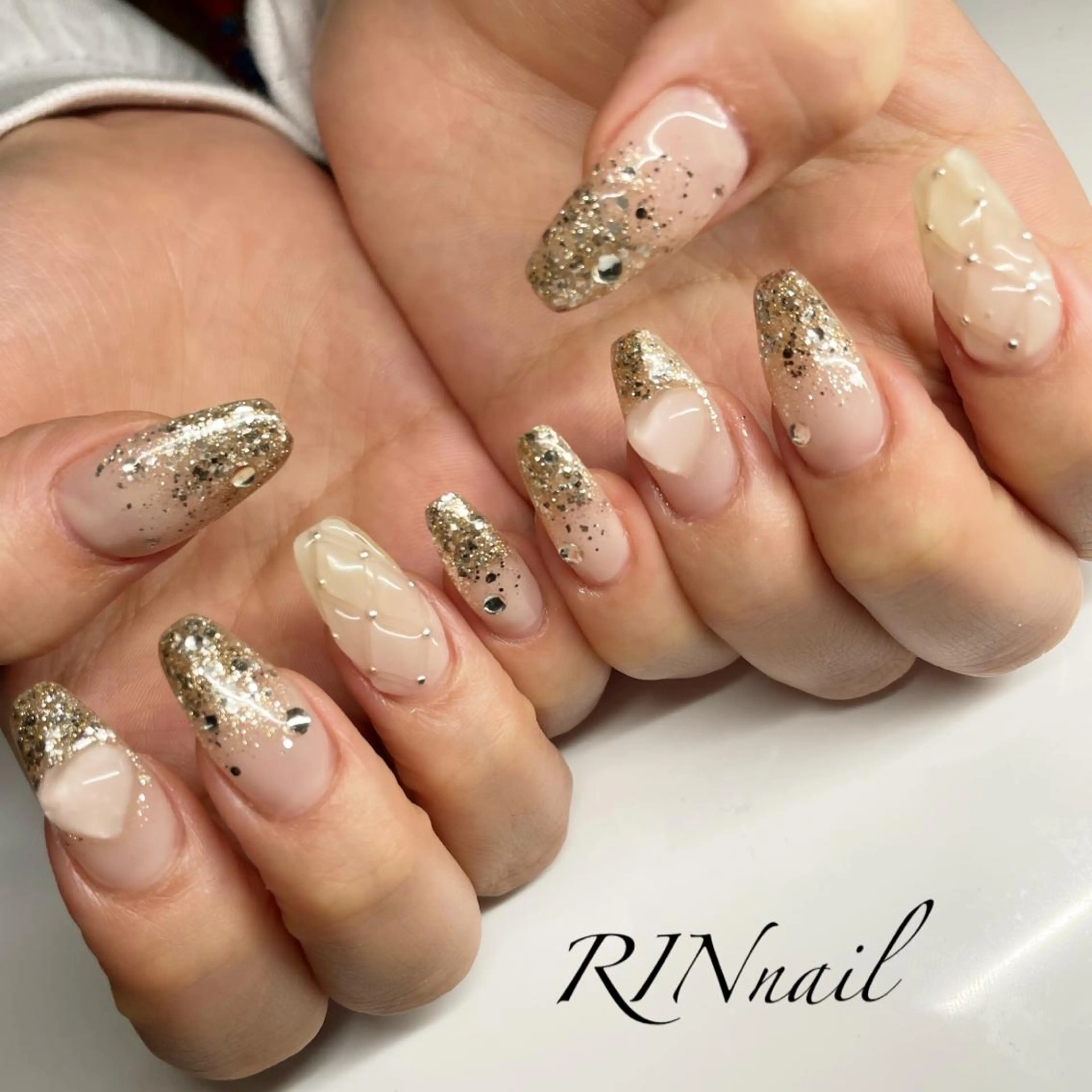 ネイル ハンドネイル ハンドケア RIN HOMEnailのネイルデザイン