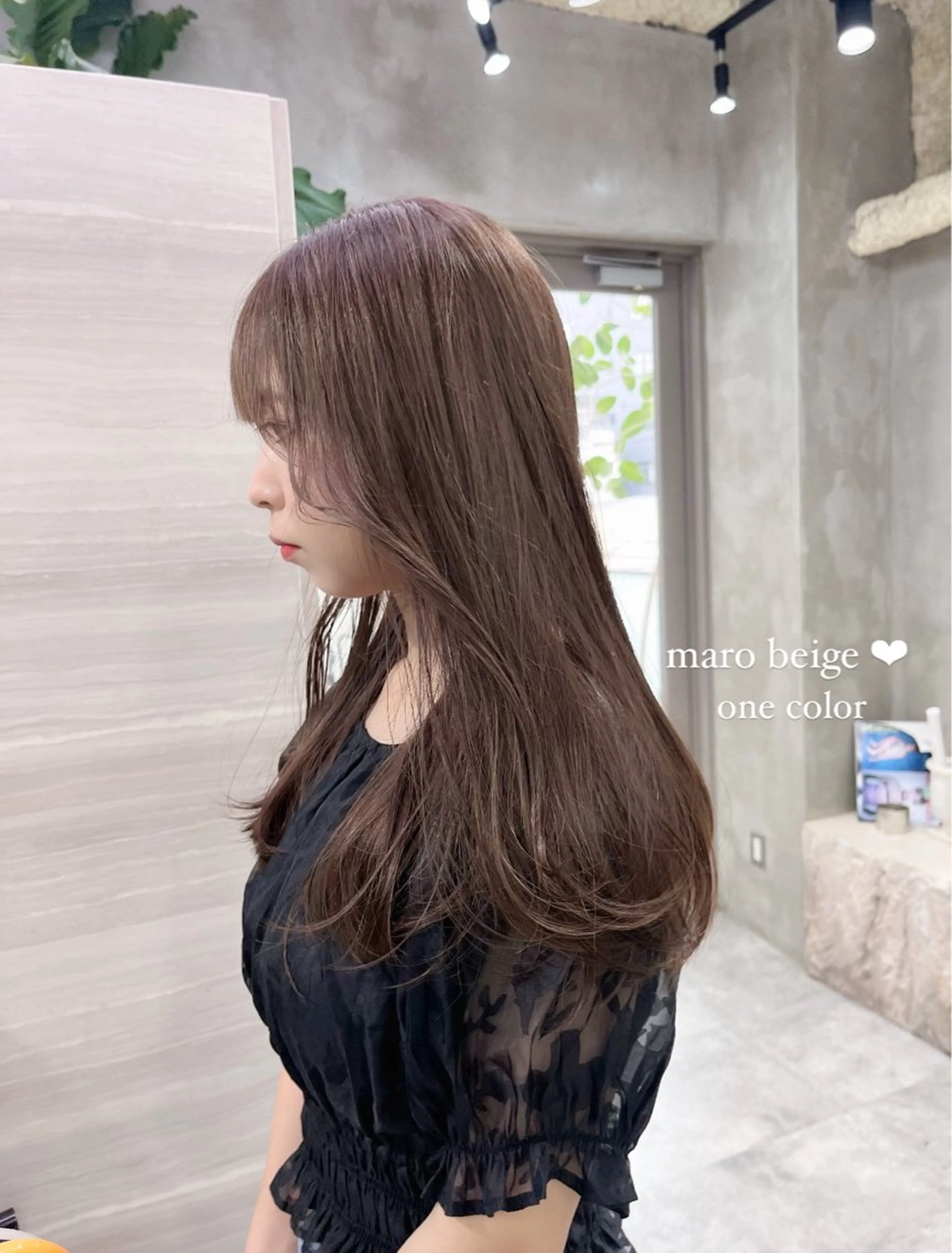 ロング カラー the path ナツミのヘアスタイル