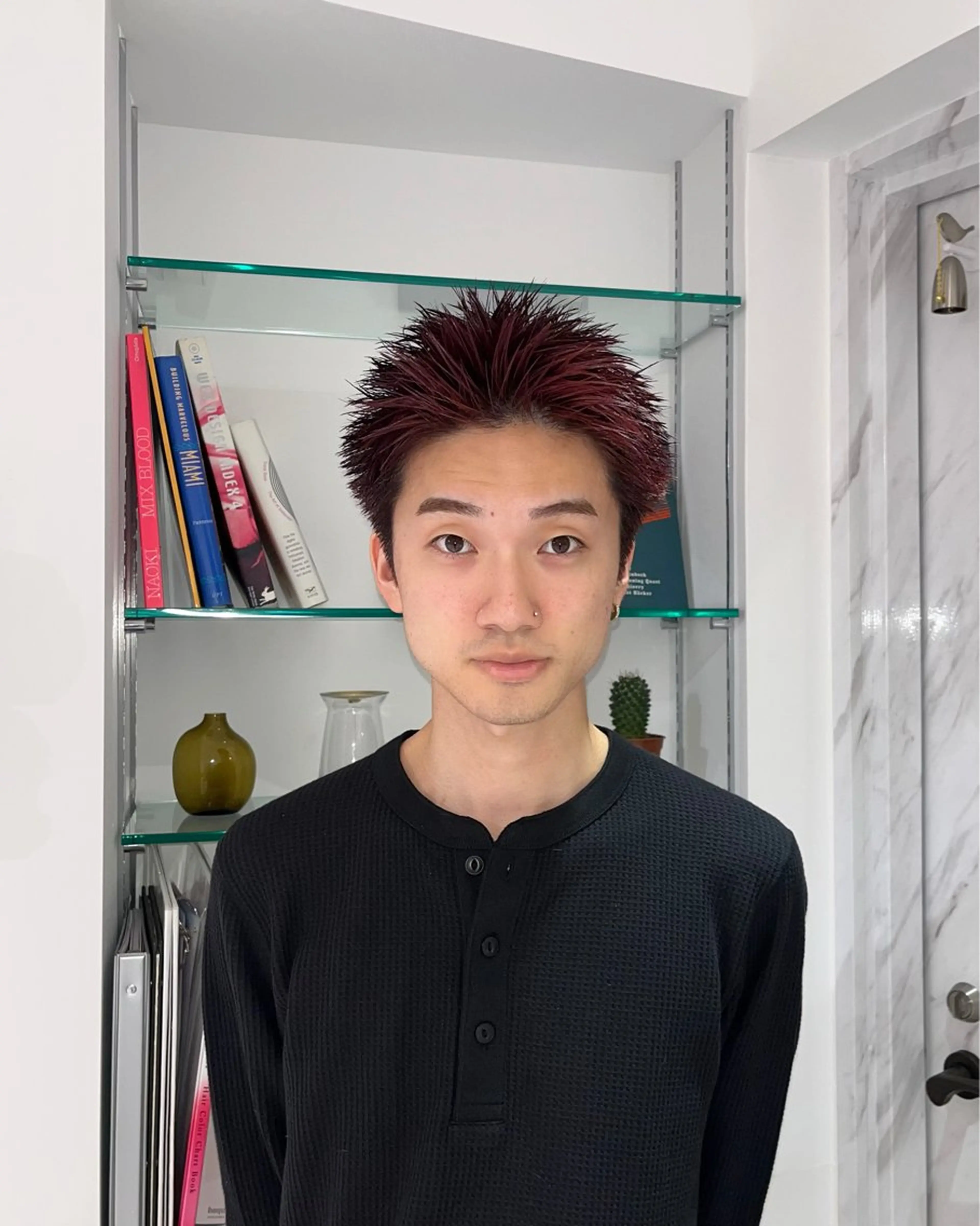 ショート メンズ 野中里紗/ ベージュカラーのヘアスタイル