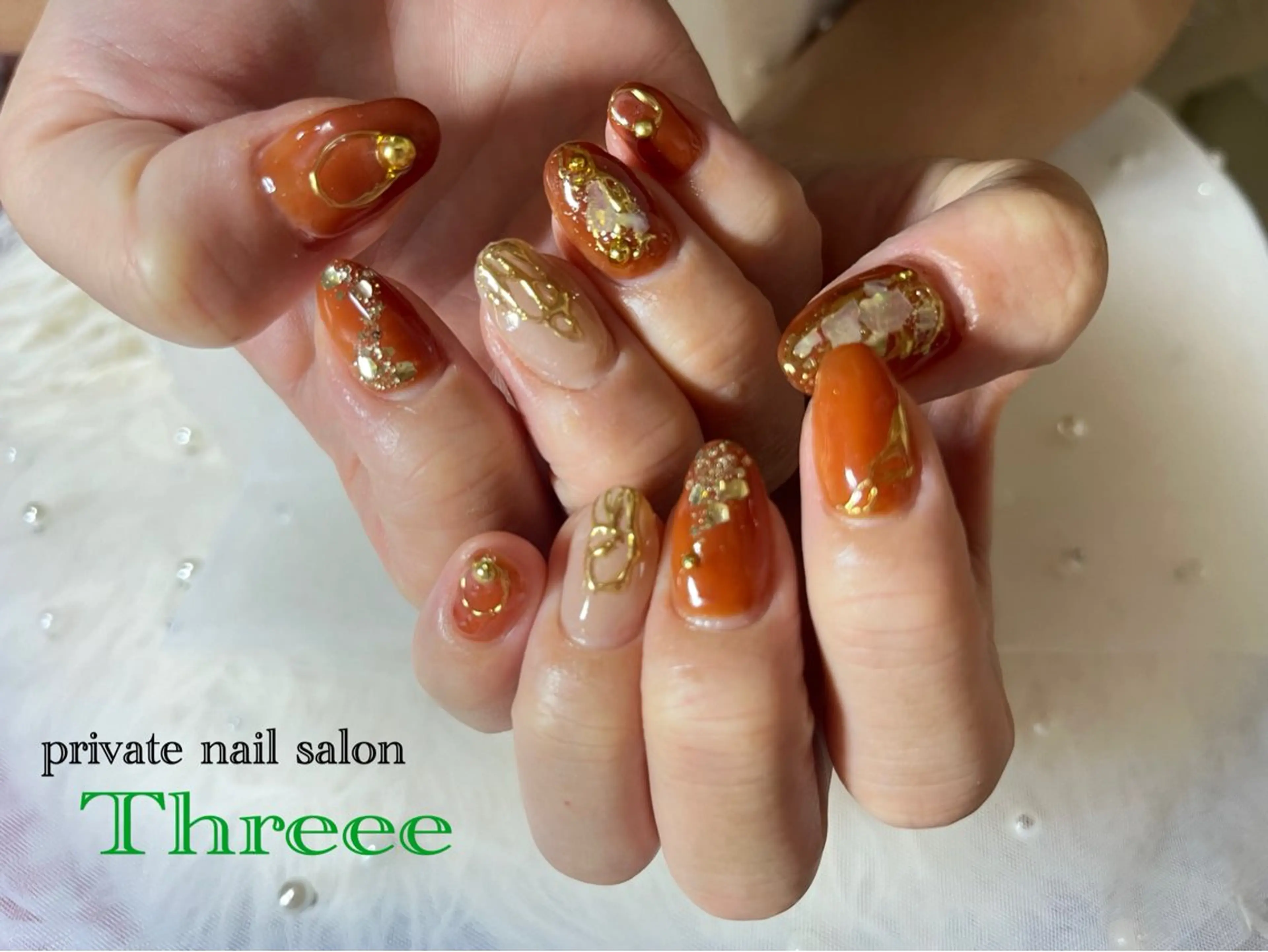 ネイル ニュアンスネイル ハンドネイル Nail salon - Threee　-のネイルデザイン