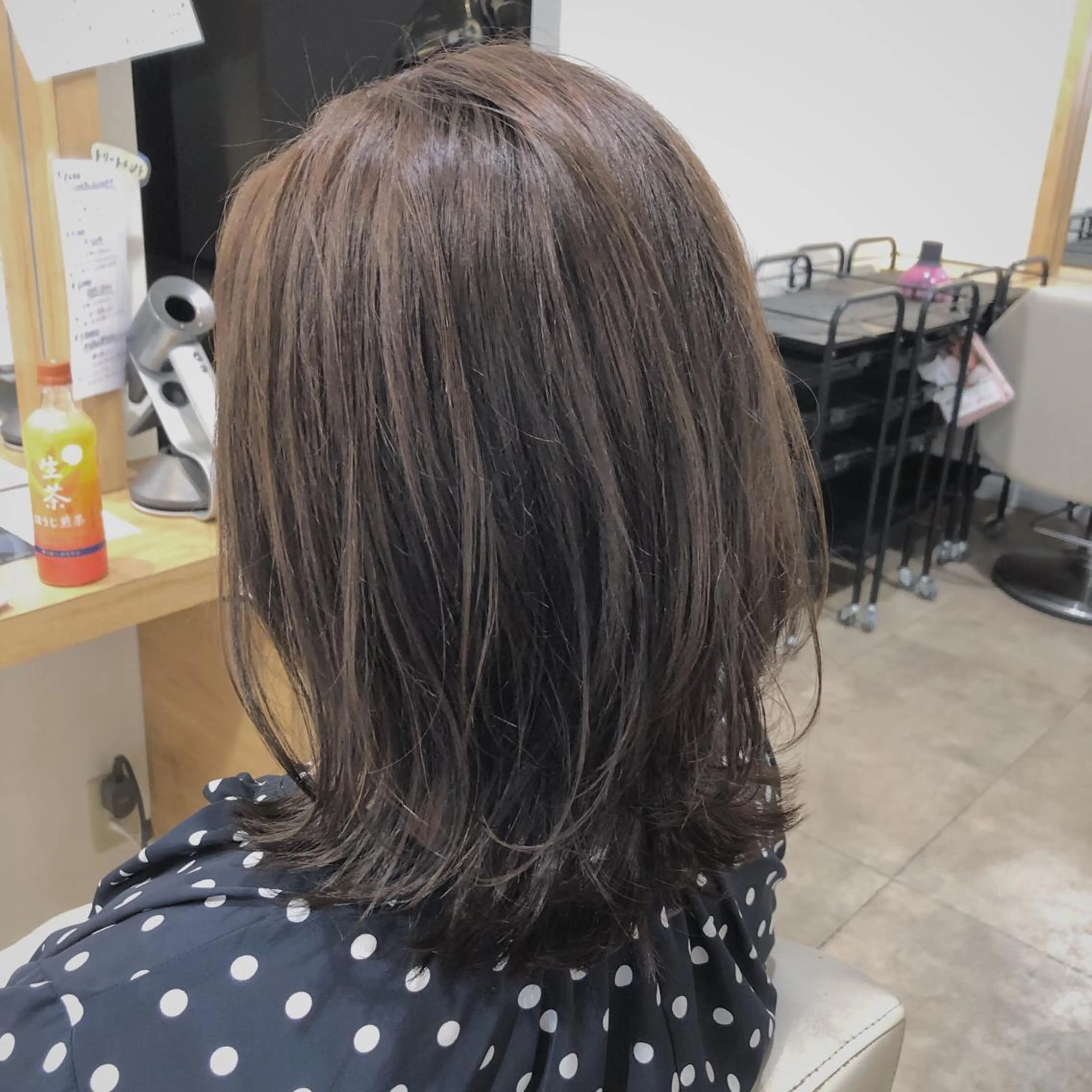 ミディアム カラー グレージュ 髪質改善とカラー特化 ✨Hito.nowaのヘアスタイル