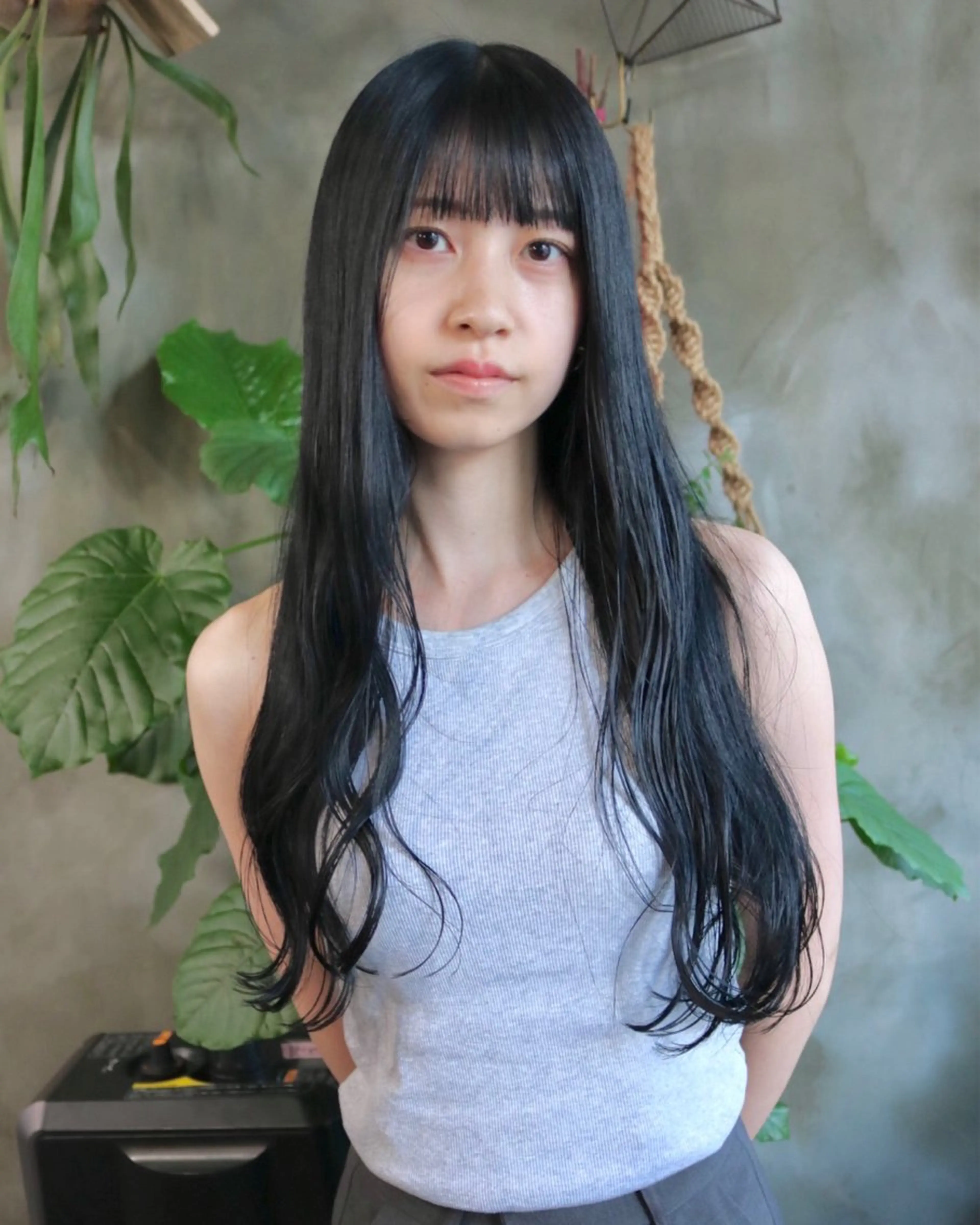 ロング カラー トリートメント 木村陸弥 透明感/赤み消しのヘアスタイル