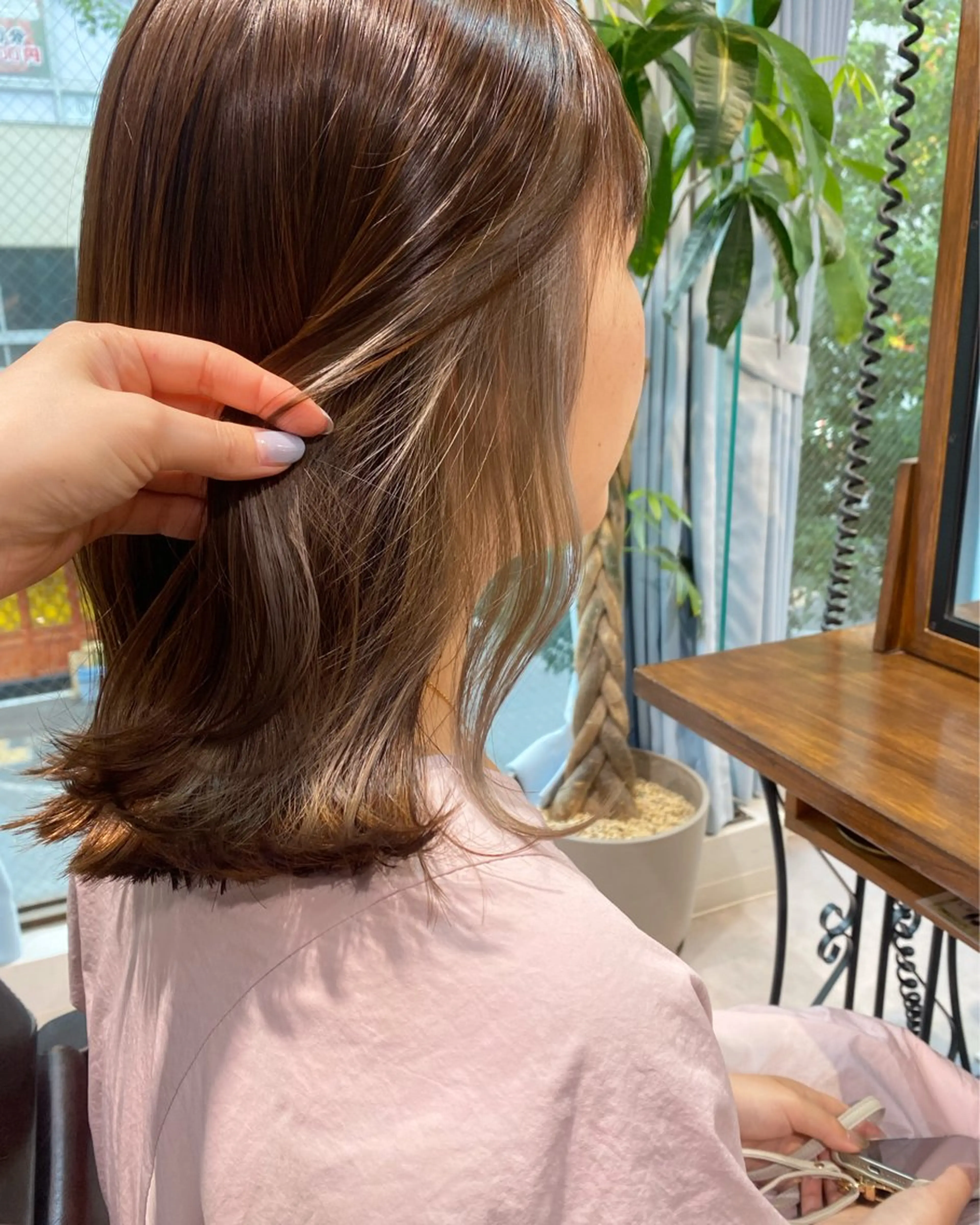 ミディアム GO TODAY SHAiRE SALON 原宿Stella店所属・𓍯柔らかhair 𓍯 yukinoのヘアスタイル