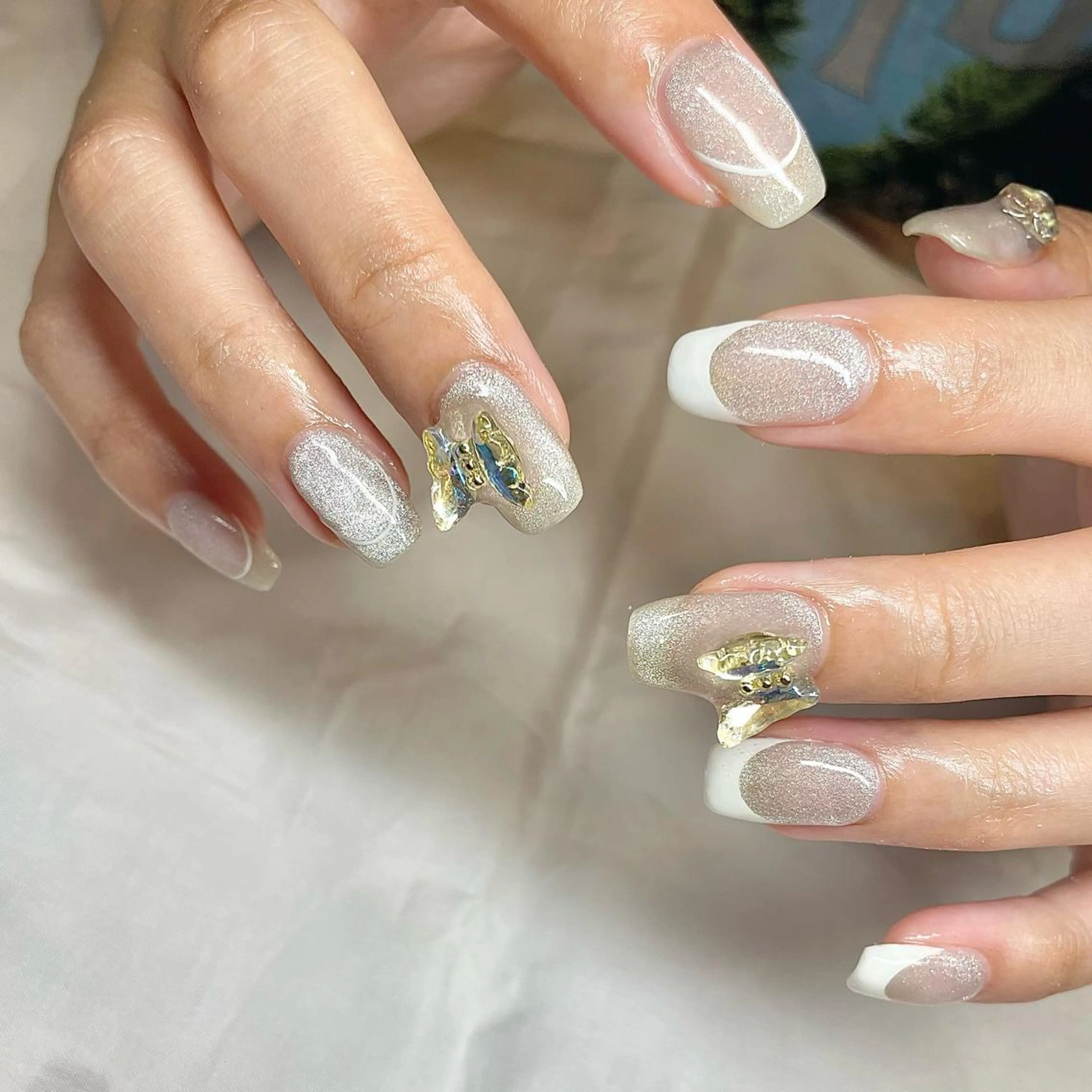 セミロング カラー パーマ ヘアアレンジ メンズ キッズ ネイル マツエク・マツパ アイブロウ フレンチネイル マグネットネイル nail&eye Aoのマツエク・マツパデザイン
