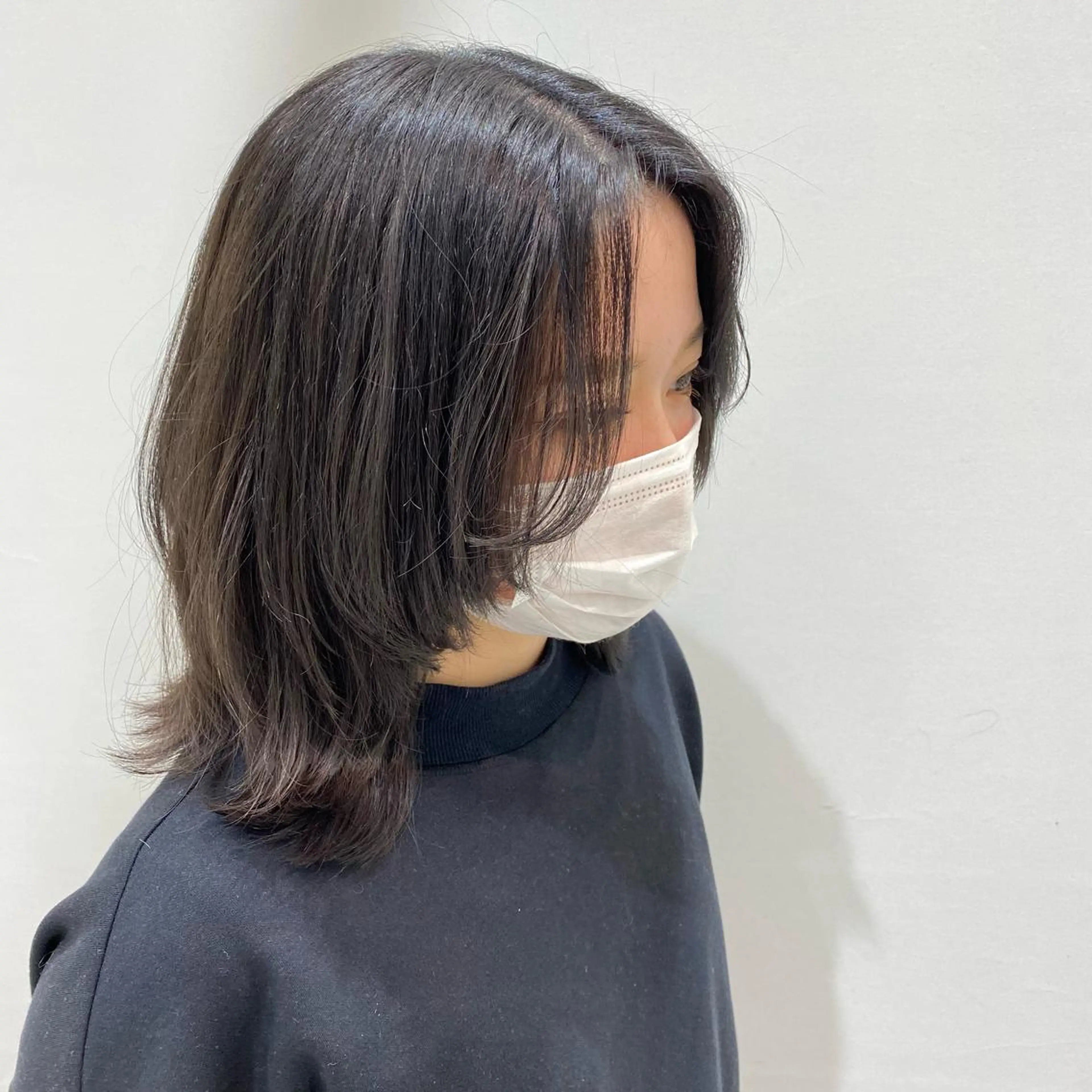 ミディアム カラー ウルフカット 🌱メンズパーマ🌱 篠崎 はやとのヘアスタイル