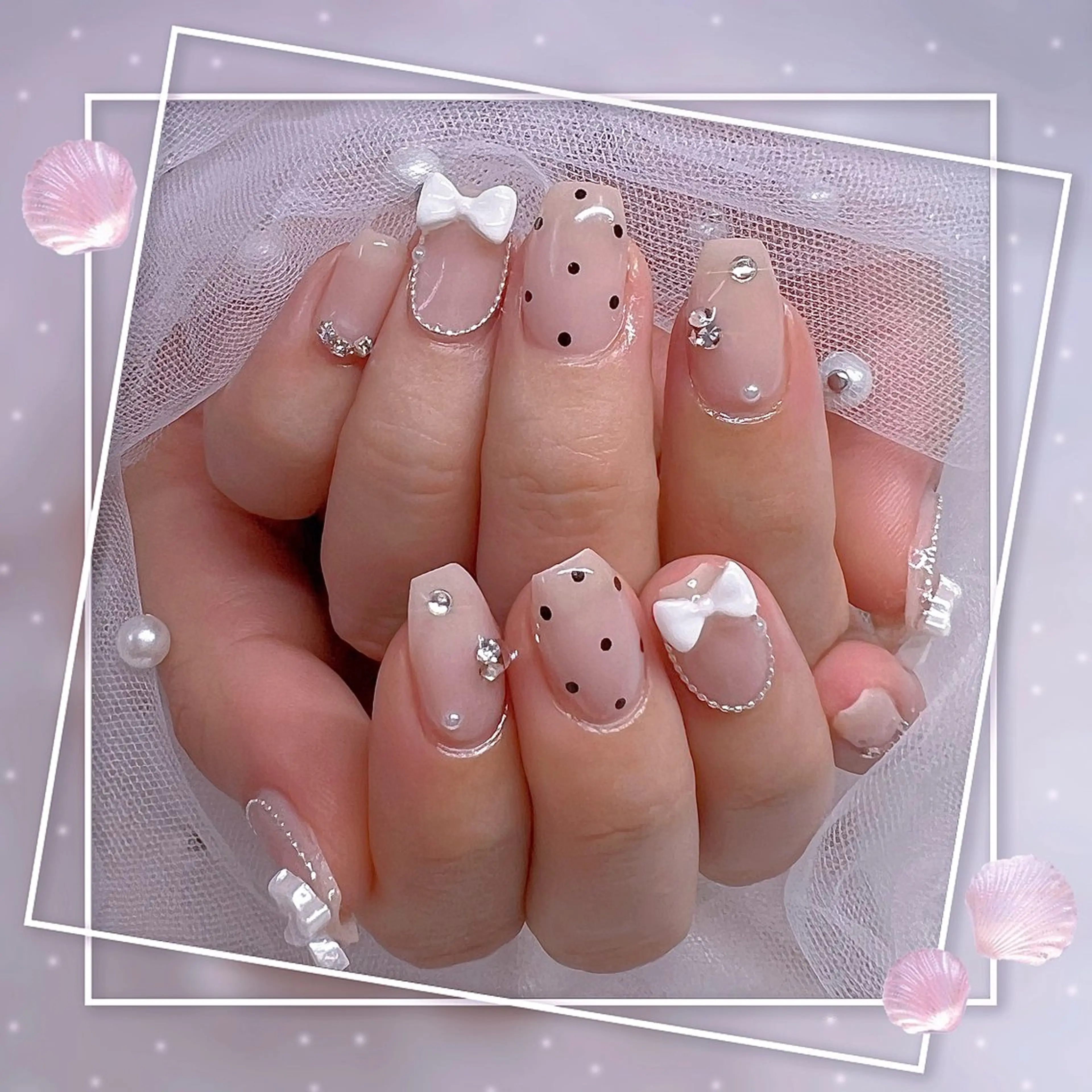 ネイル グラデーション マグネットネイル ピンク ワンホンネイル ハンドネイル Chill Nailsalonのネイルデザイン