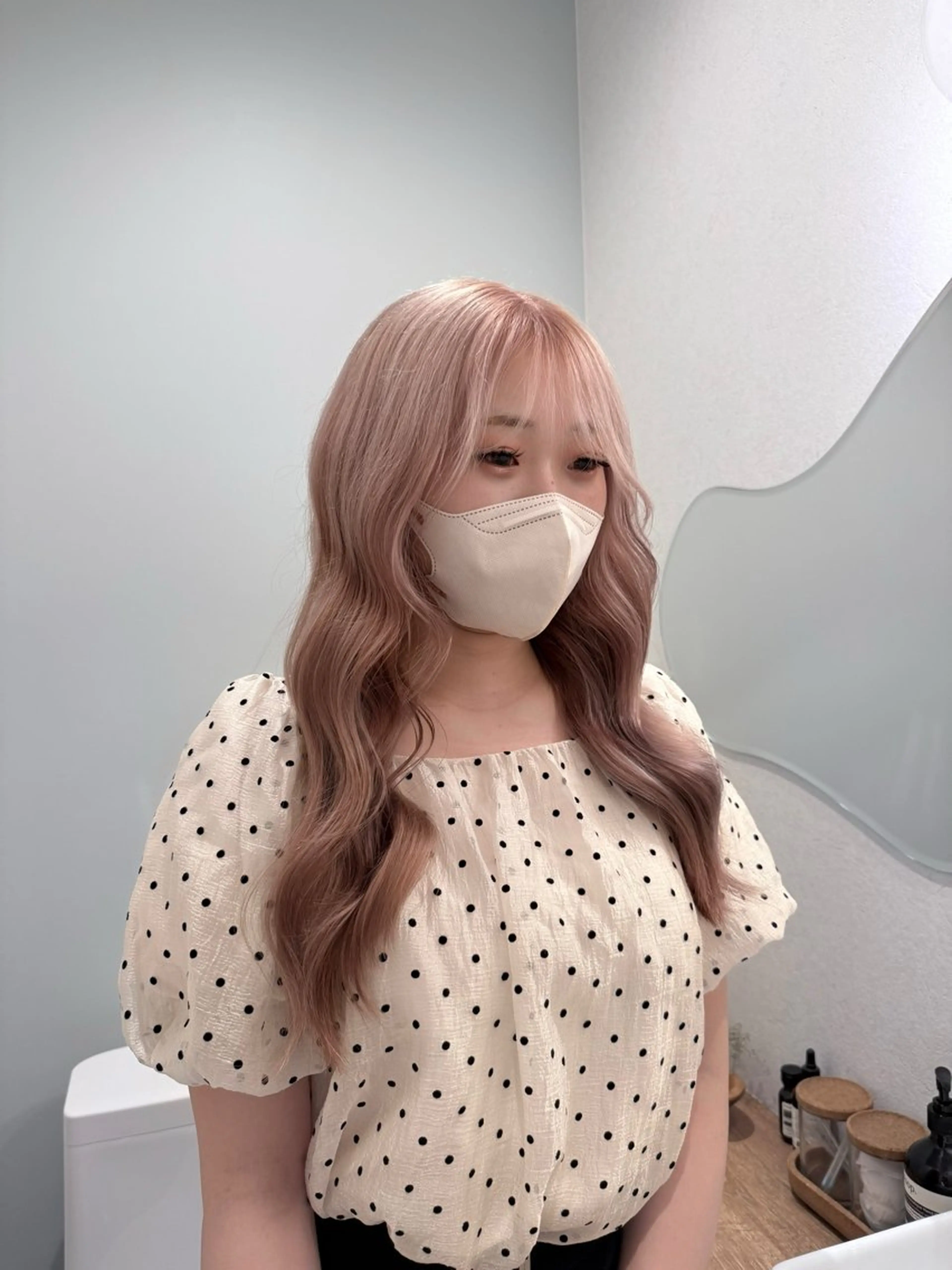 ケアブリーチ(2回)＋ケアカラーの写真