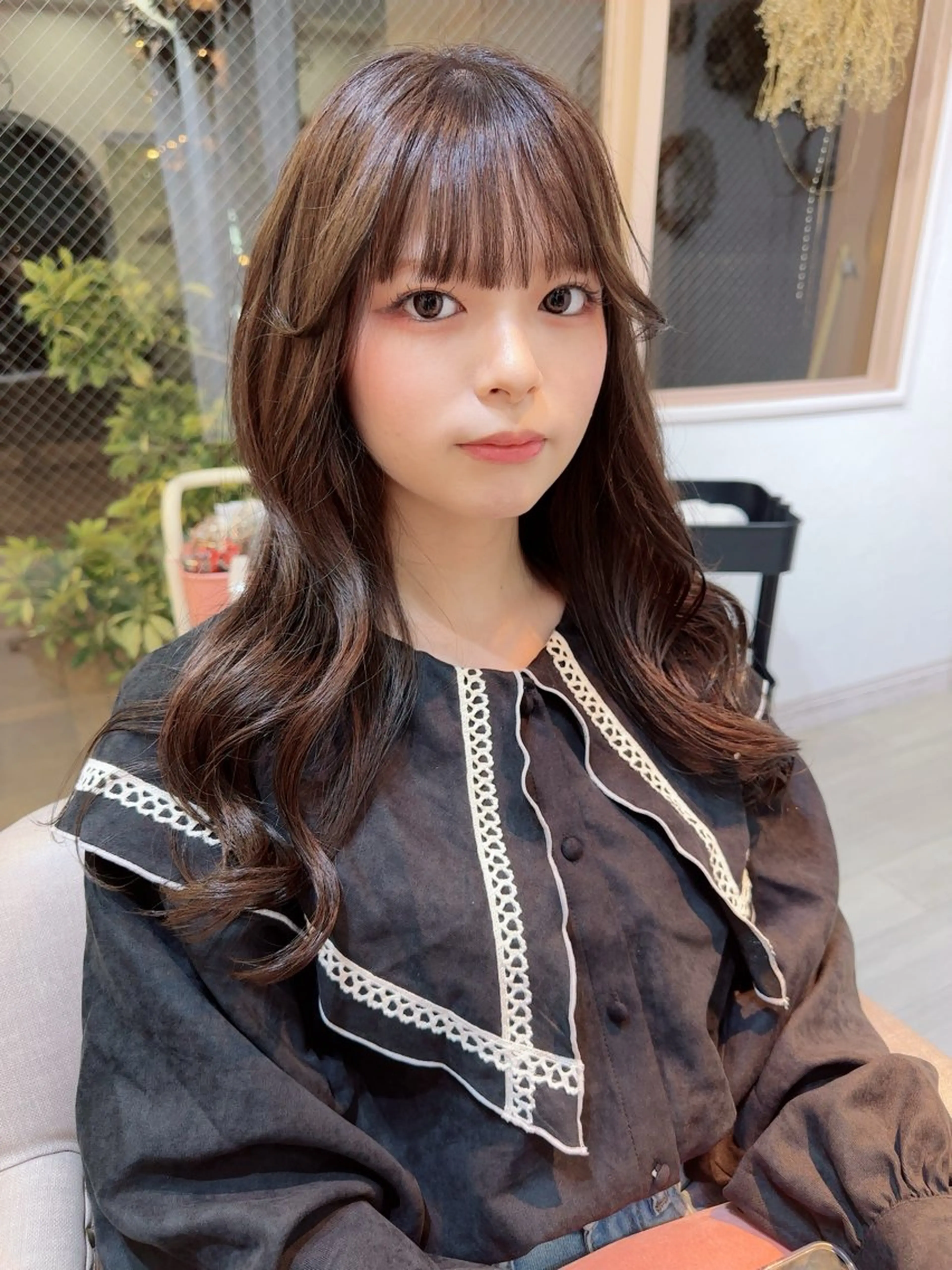 ロング カラー 楫 大輝のヘアスタイル