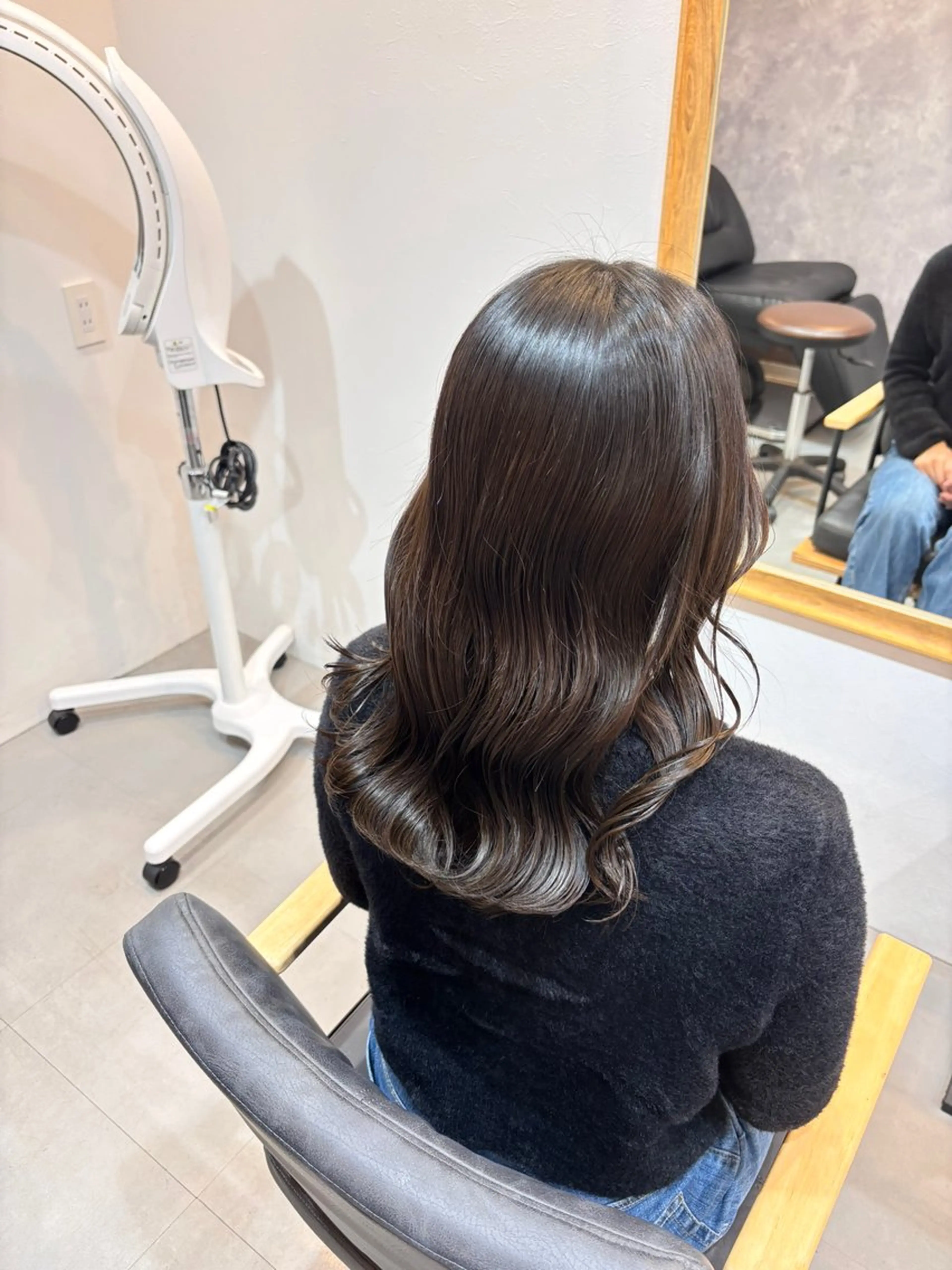 ミディアム カラー ヘアカラー トリートメント Fukuma Karinのヘアスタイル