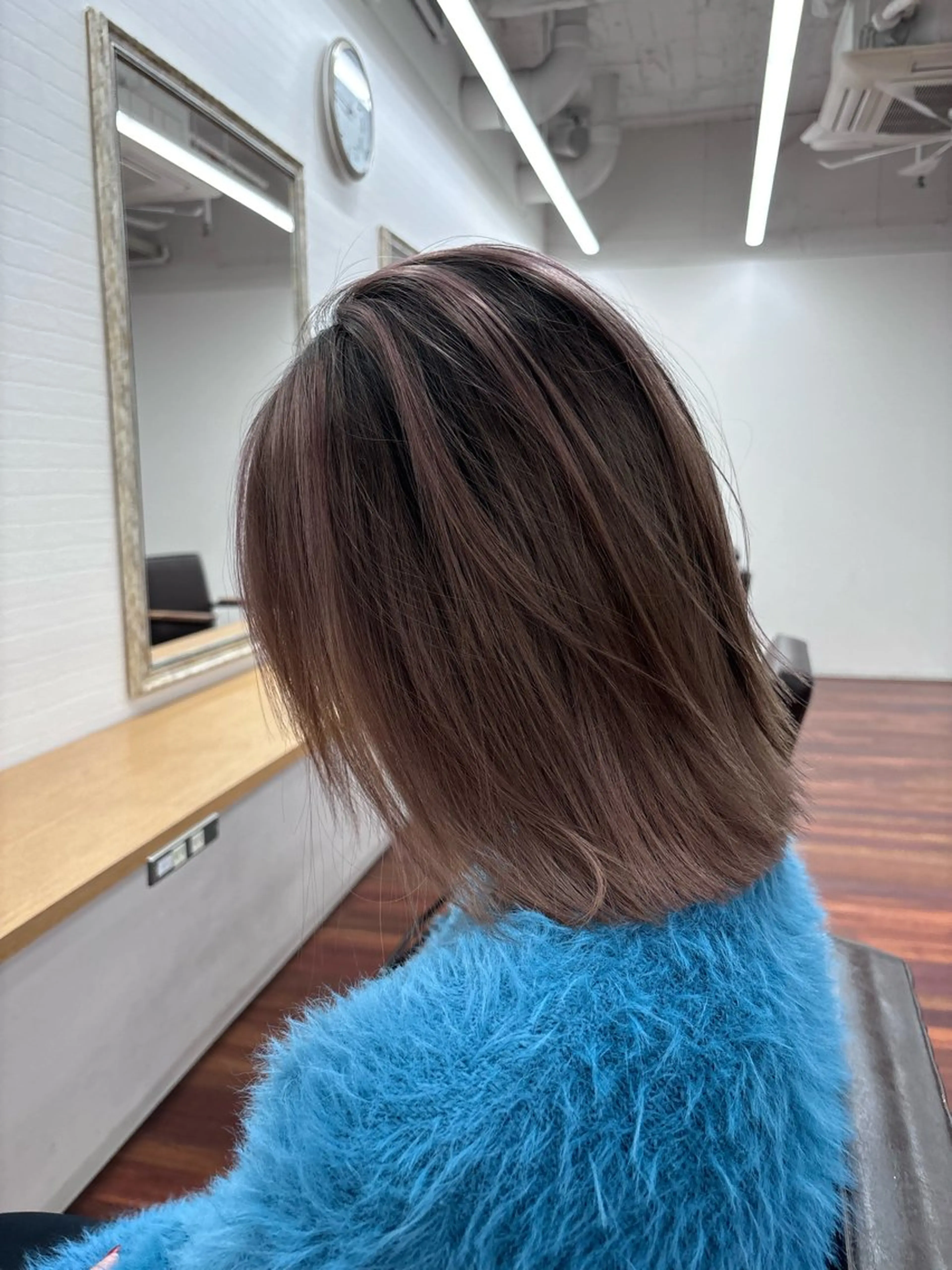 ミディアム カラー ヘアアレンジ グランルッソ所属・✨岡山バレイヤージュ ハイライト✨のヘアスタイル