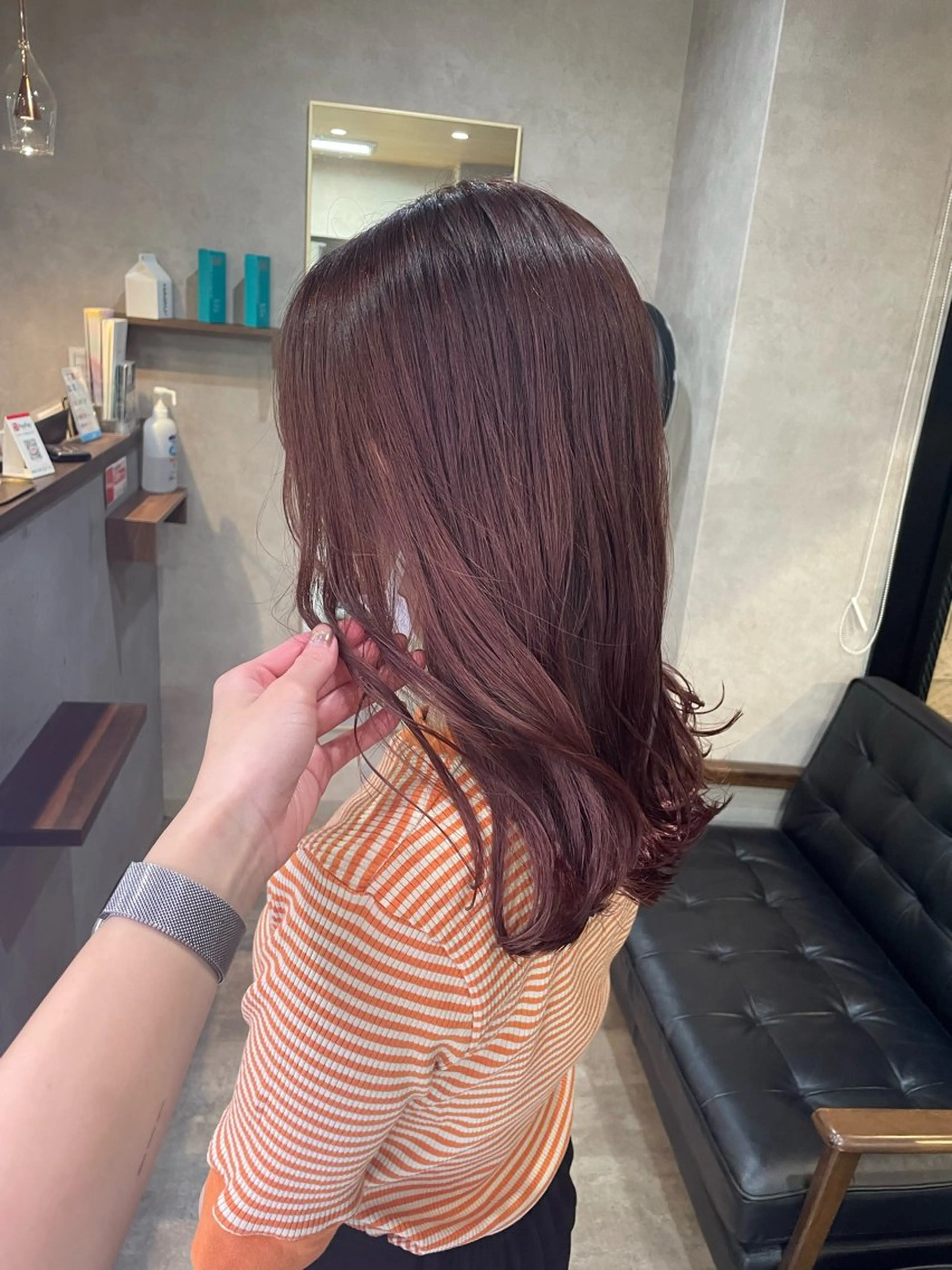 ミディアム カラー カット ヘアカラー RIENS / ayu ♡のヘアスタイル