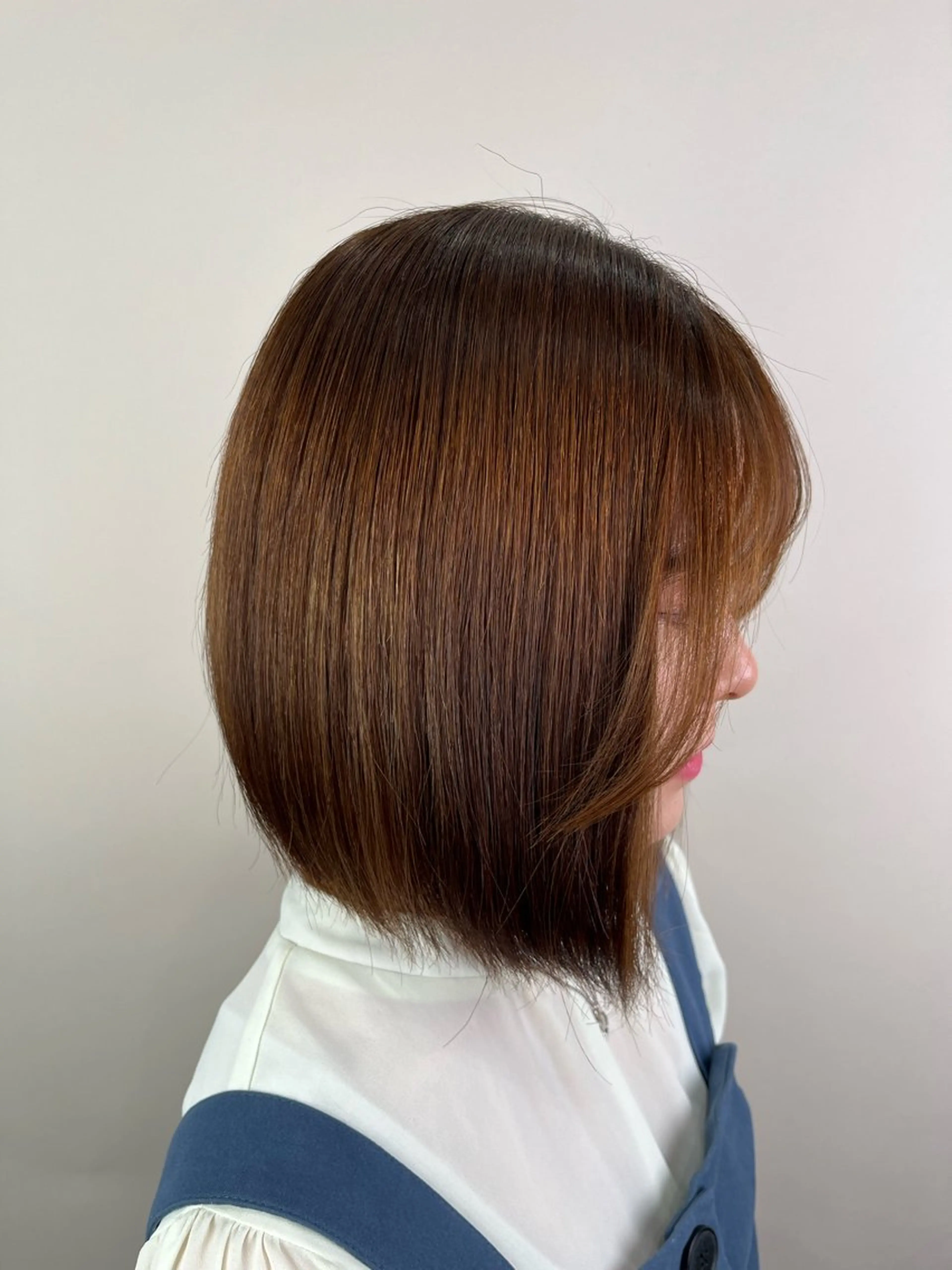 縮毛矯正 トリートメント 透明感カラー/パーマ 🌀アオノアユミのヘアスタイル