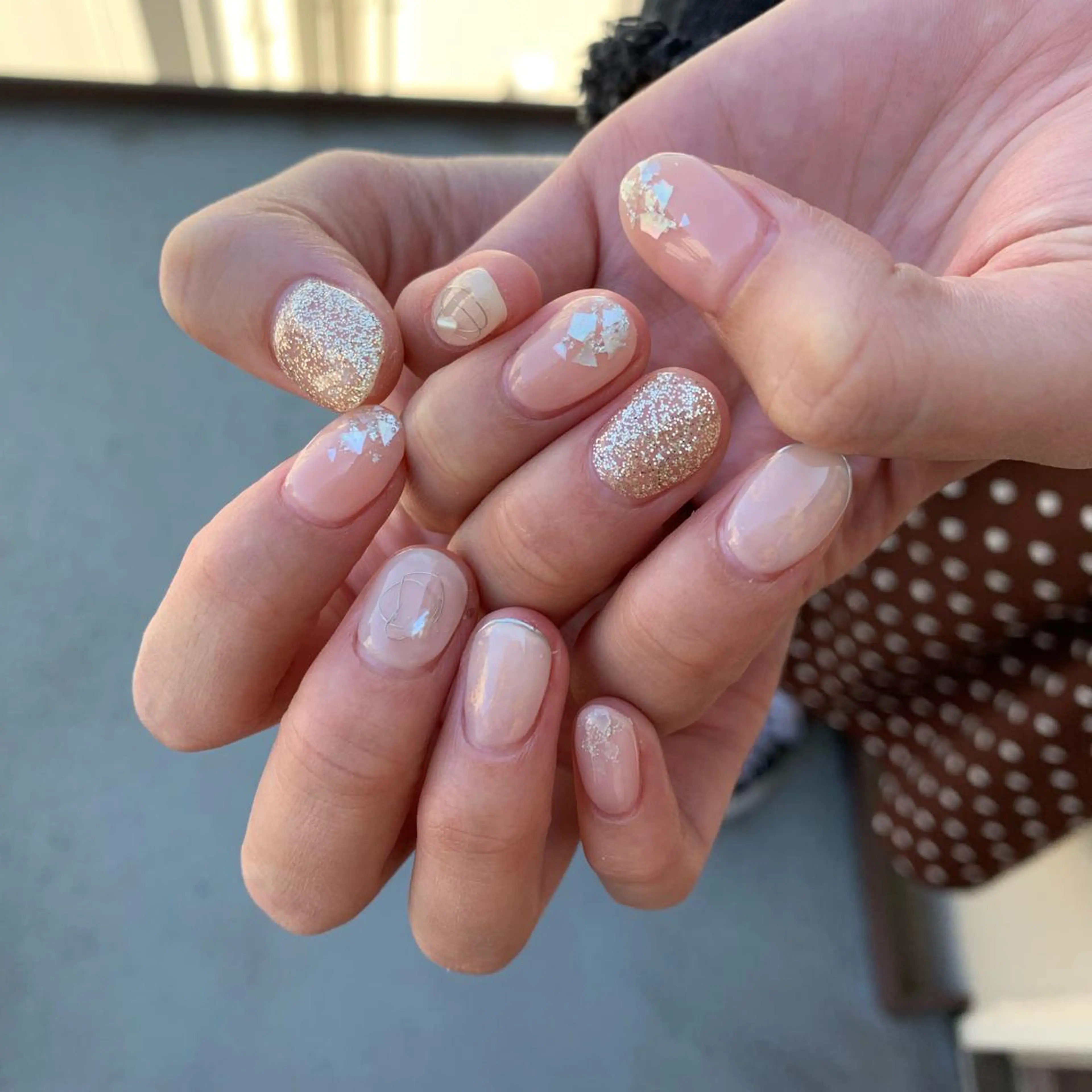 ネイル ピンク ピンクベージュ ハンドネイル HiMe .のその他イメージ