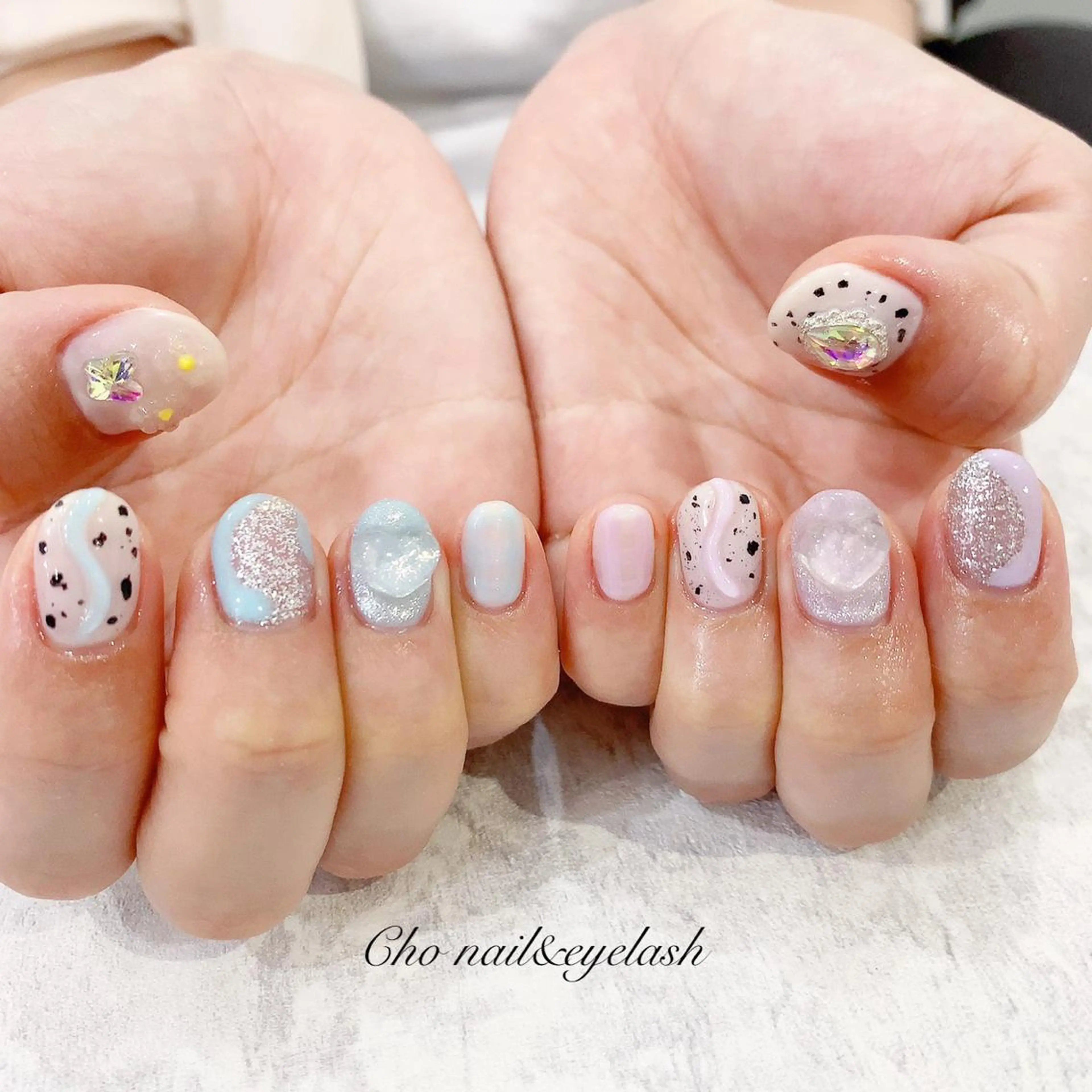 ミディアム ネイル cho nailのネイルデザイン