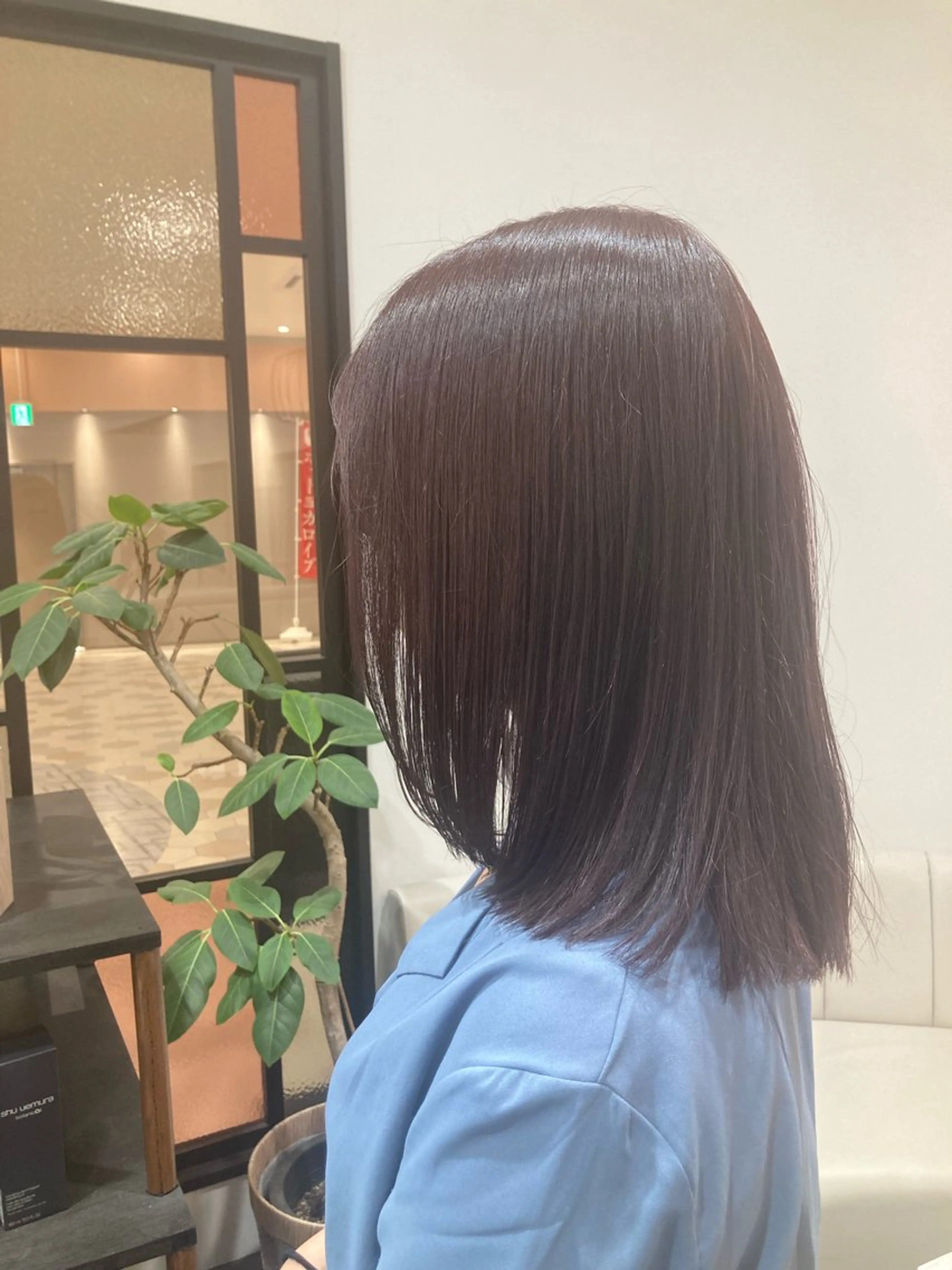 ミディアム カット ヘアカラー トリートメント hair salon rita 野々市所属・中野 幹也のヘアスタイル