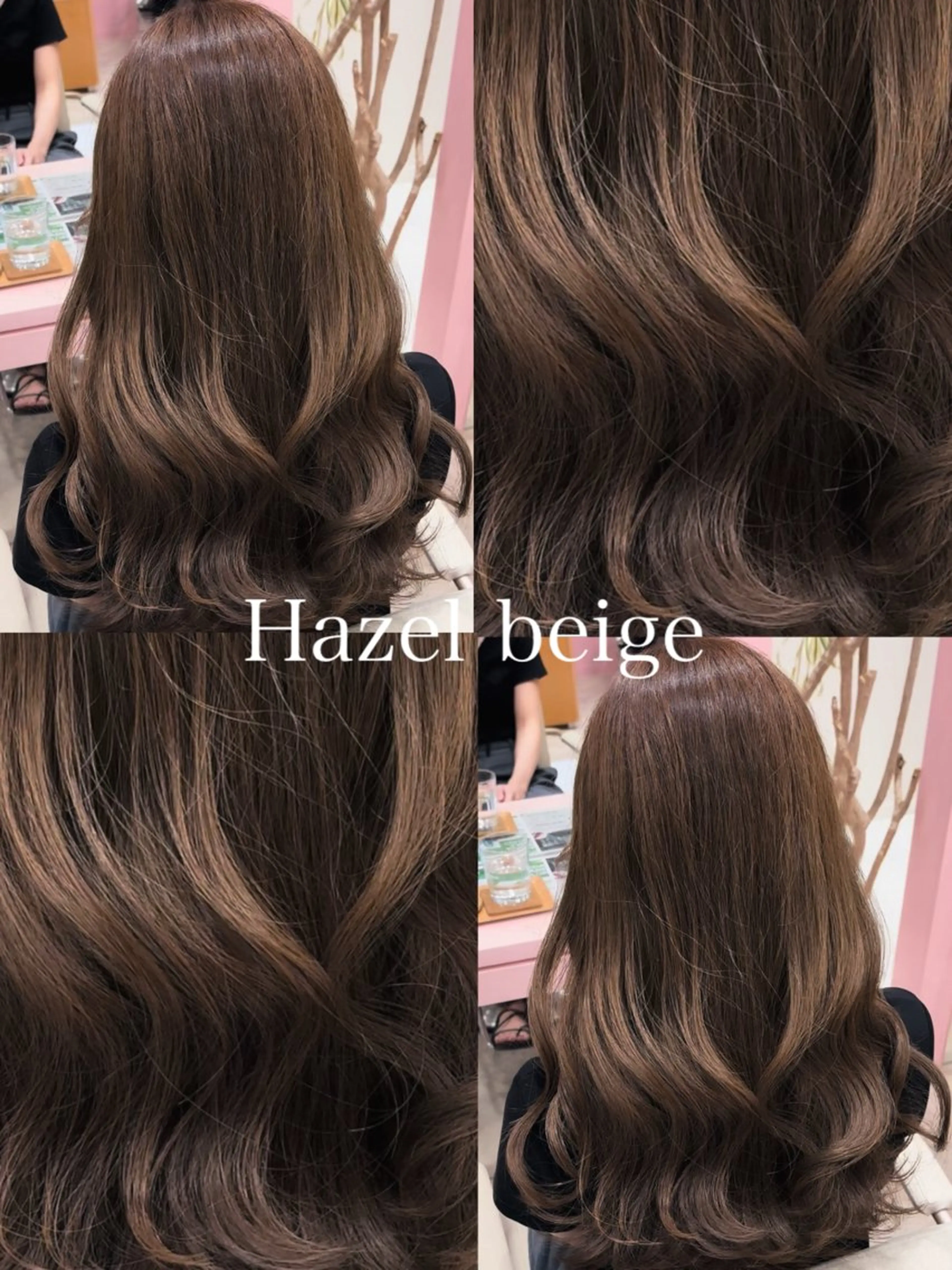 ロング ヘアカラー 山 崎のヘアスタイル
