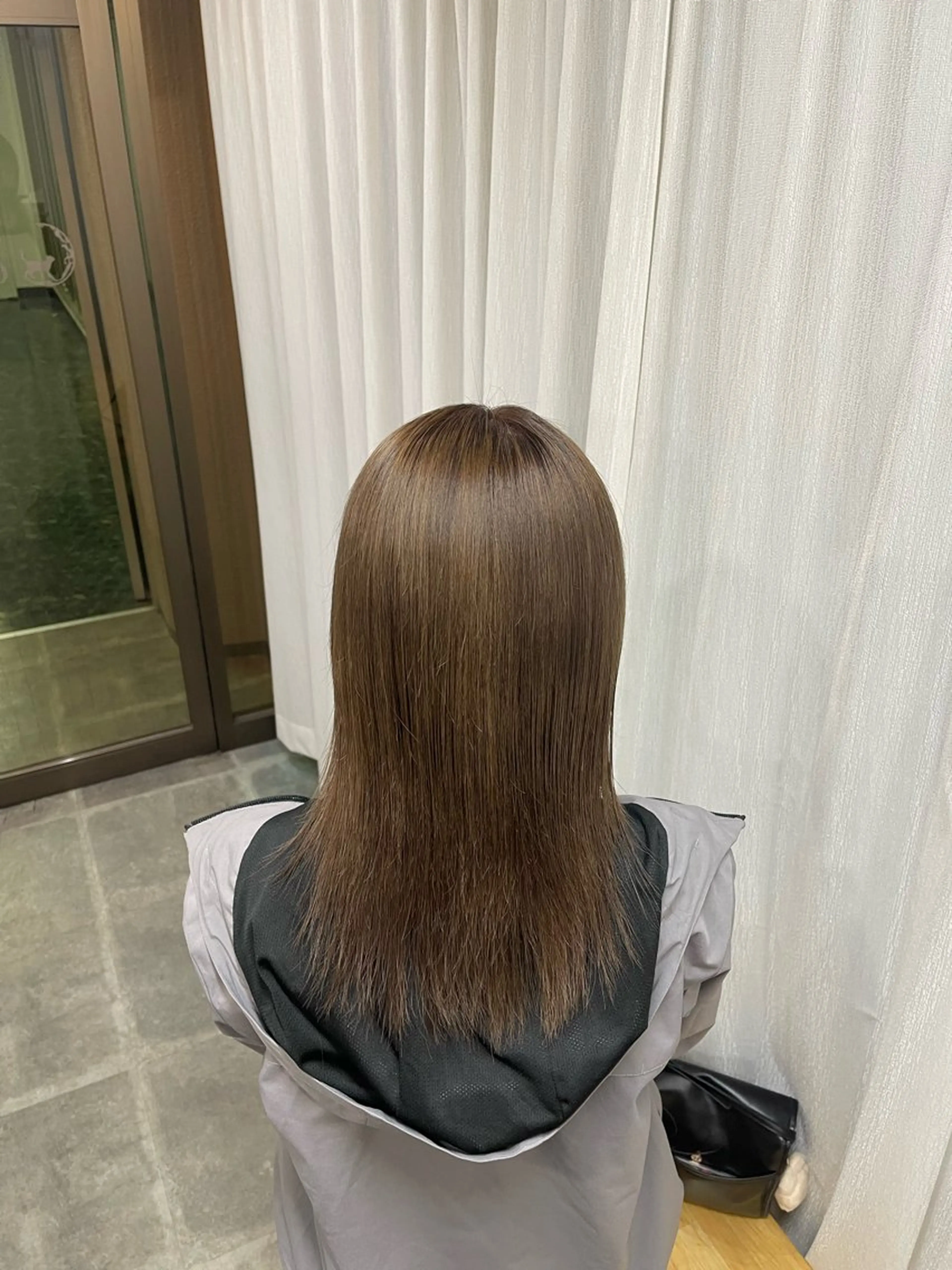 ミディアム カラー ブリーチ ケアブリーチ デザインカラー ダブルカラー 髪質改善 ヘアカラー SOYON西大寺店所属・ダブルカラー/ 髪質改善💎安藤のヘアスタイル
