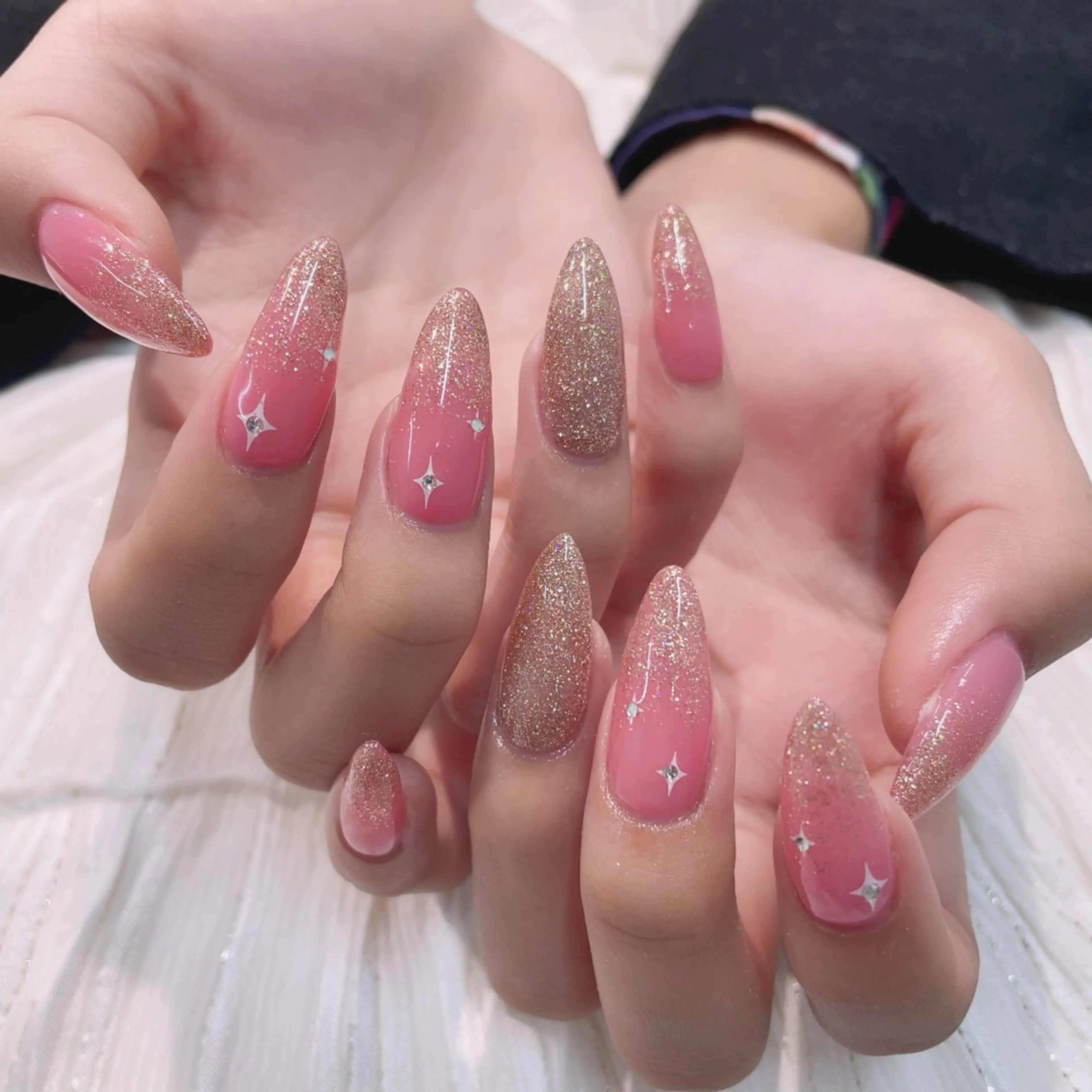 セミロング ハンドネイル cho nailのネイルデザイン