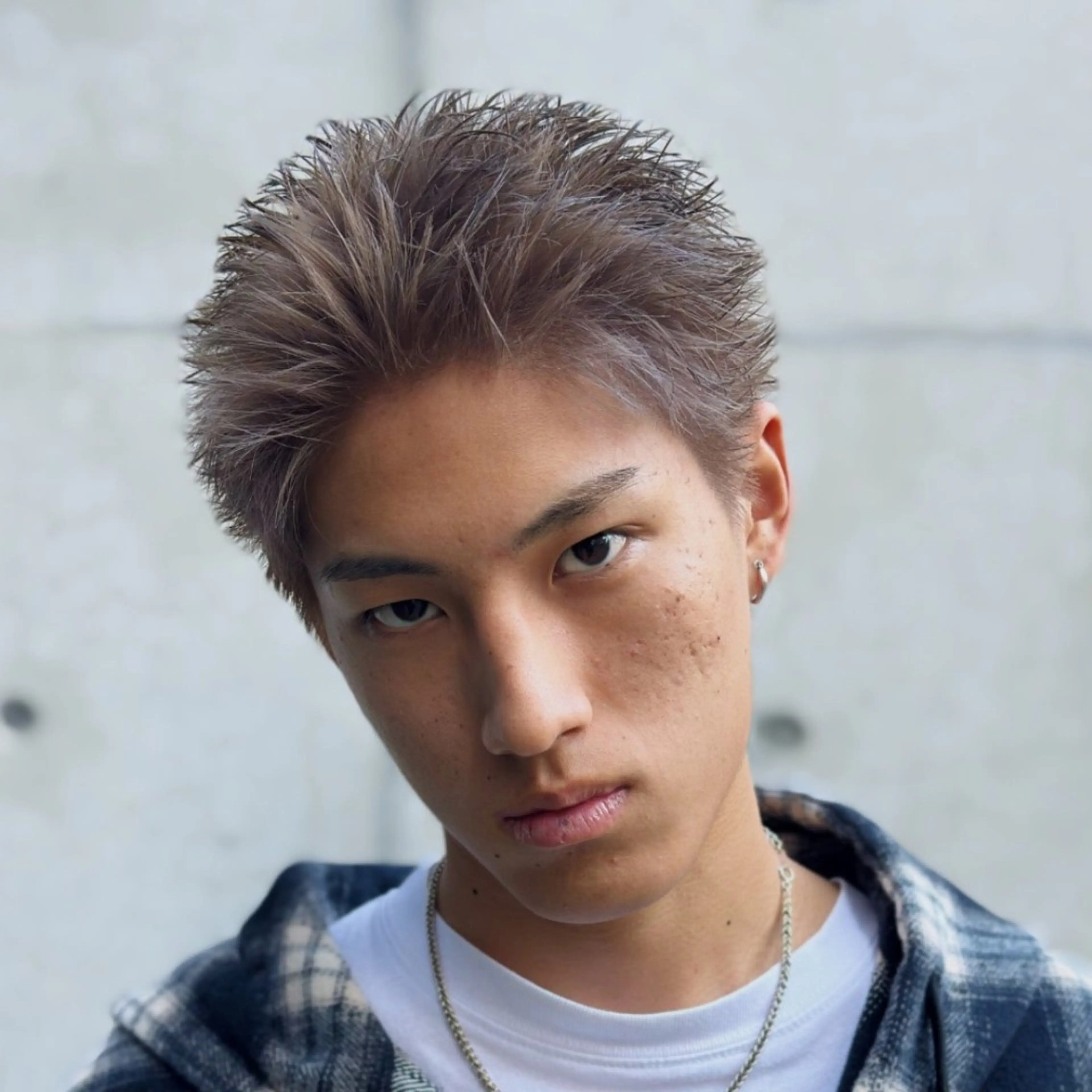 ショート カラー パーマ メンズ カット ヘアカラー SALOWIN名古屋Suite店所属・名古屋のメンズ特化 美容師/わたるのヘアスタイル