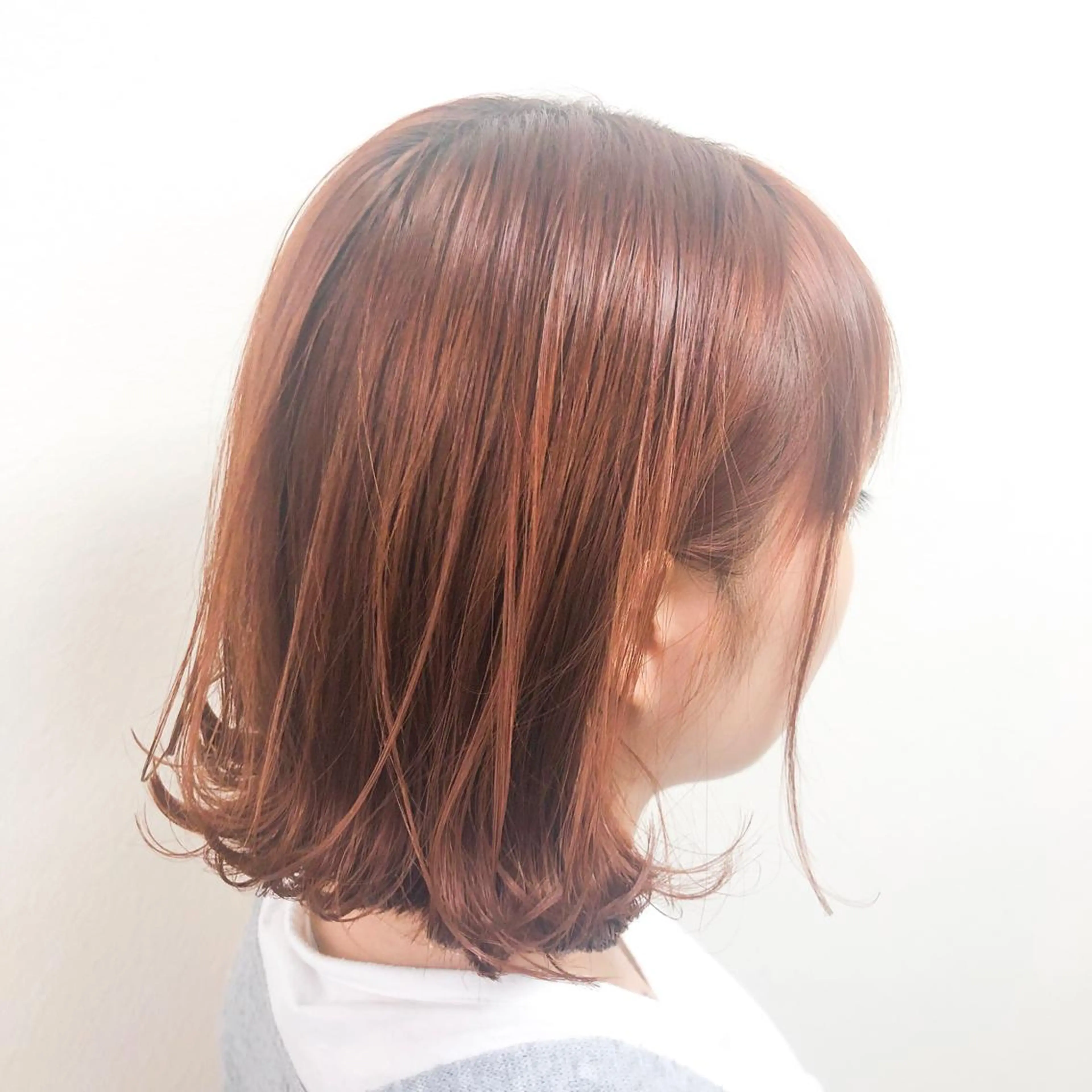 ミディアム カラー ヘアアレンジ 切りっぱなしボブ ボブ ARiA by ECLART所属・💖韓国ヘアの匠 💖TAKUMI💖のヘアスタイル
