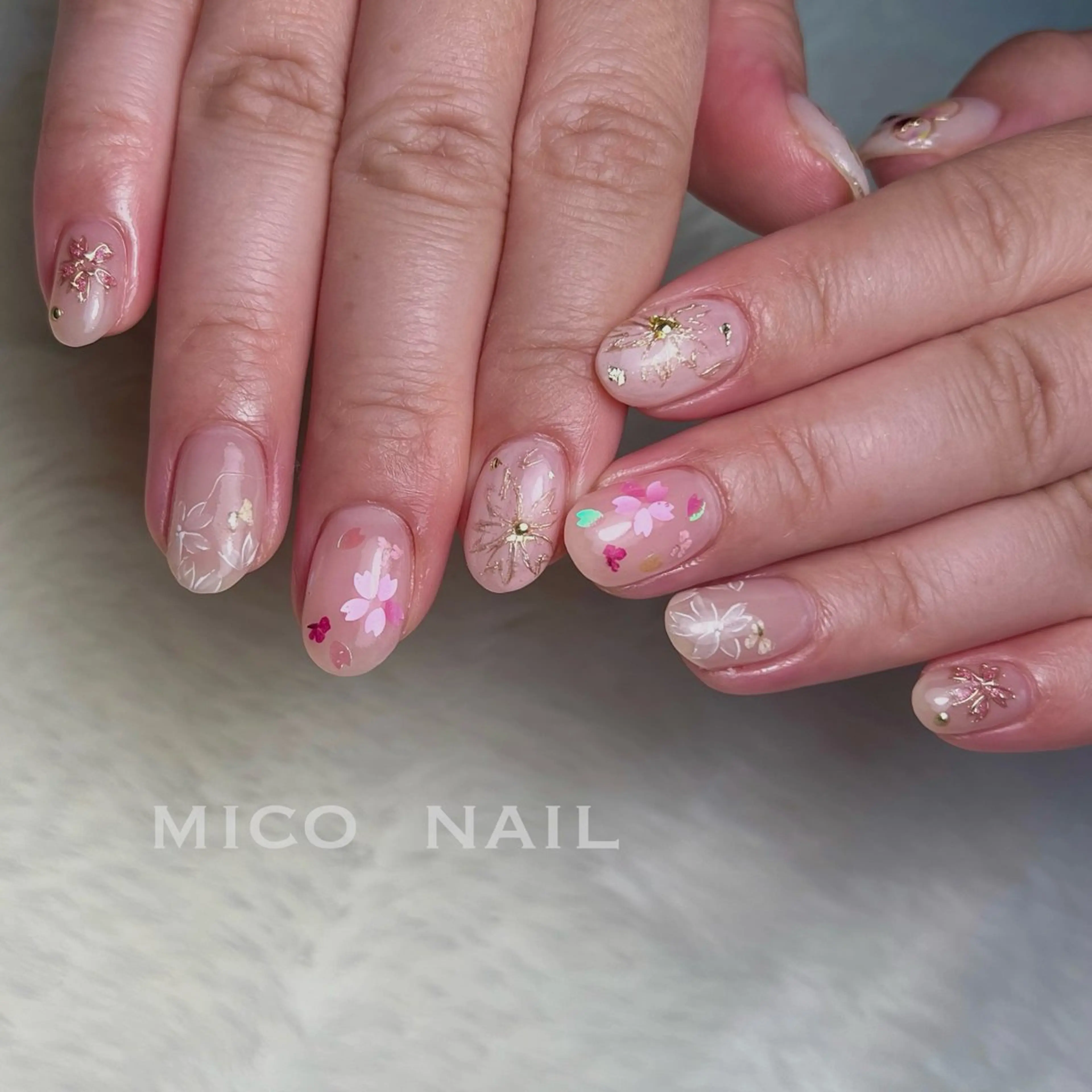 ネイル ハンドネイル mico nailのネイルデザイン