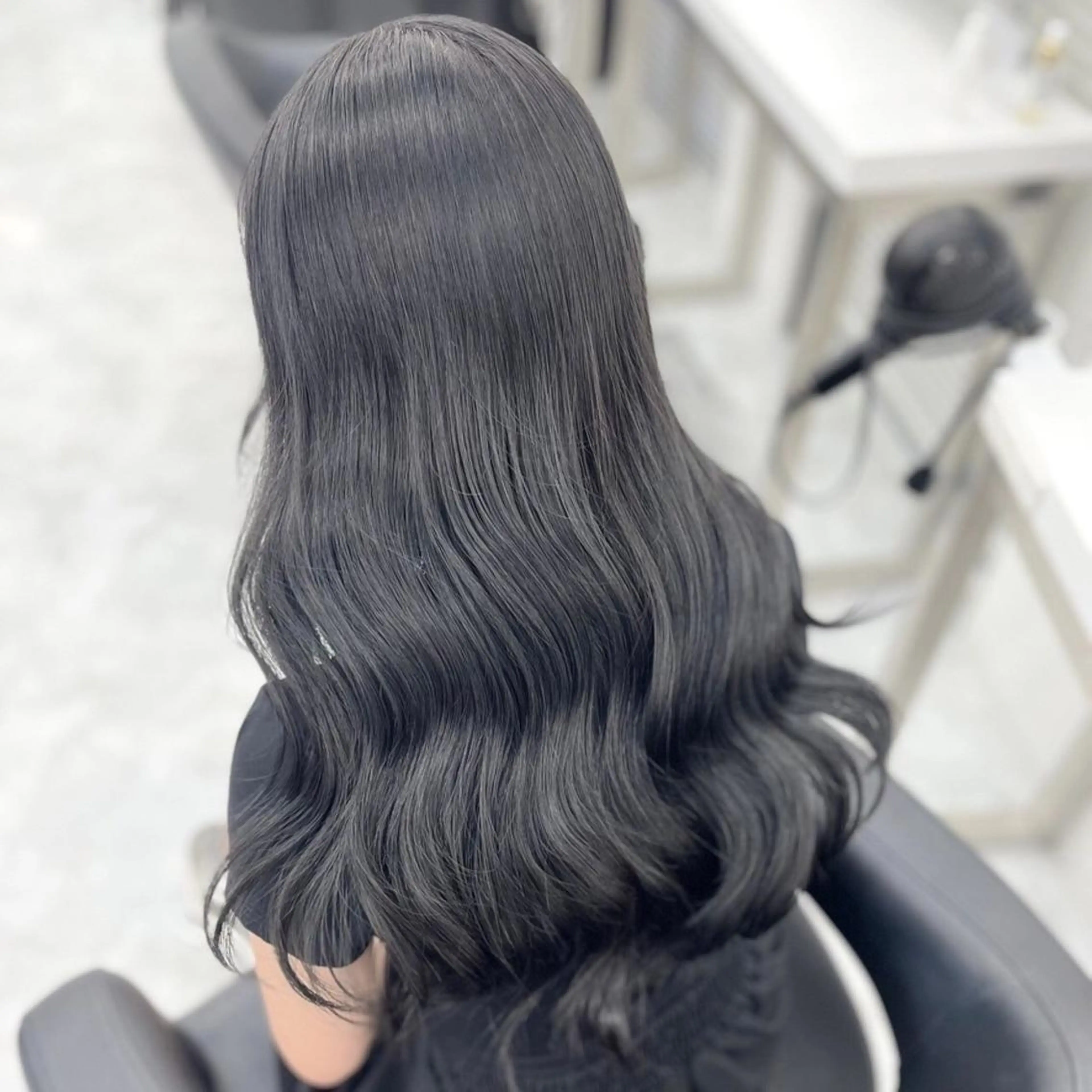 カラー 韓国風暗髪スタイル 🖤渋谷FRUITSのヘアスタイル