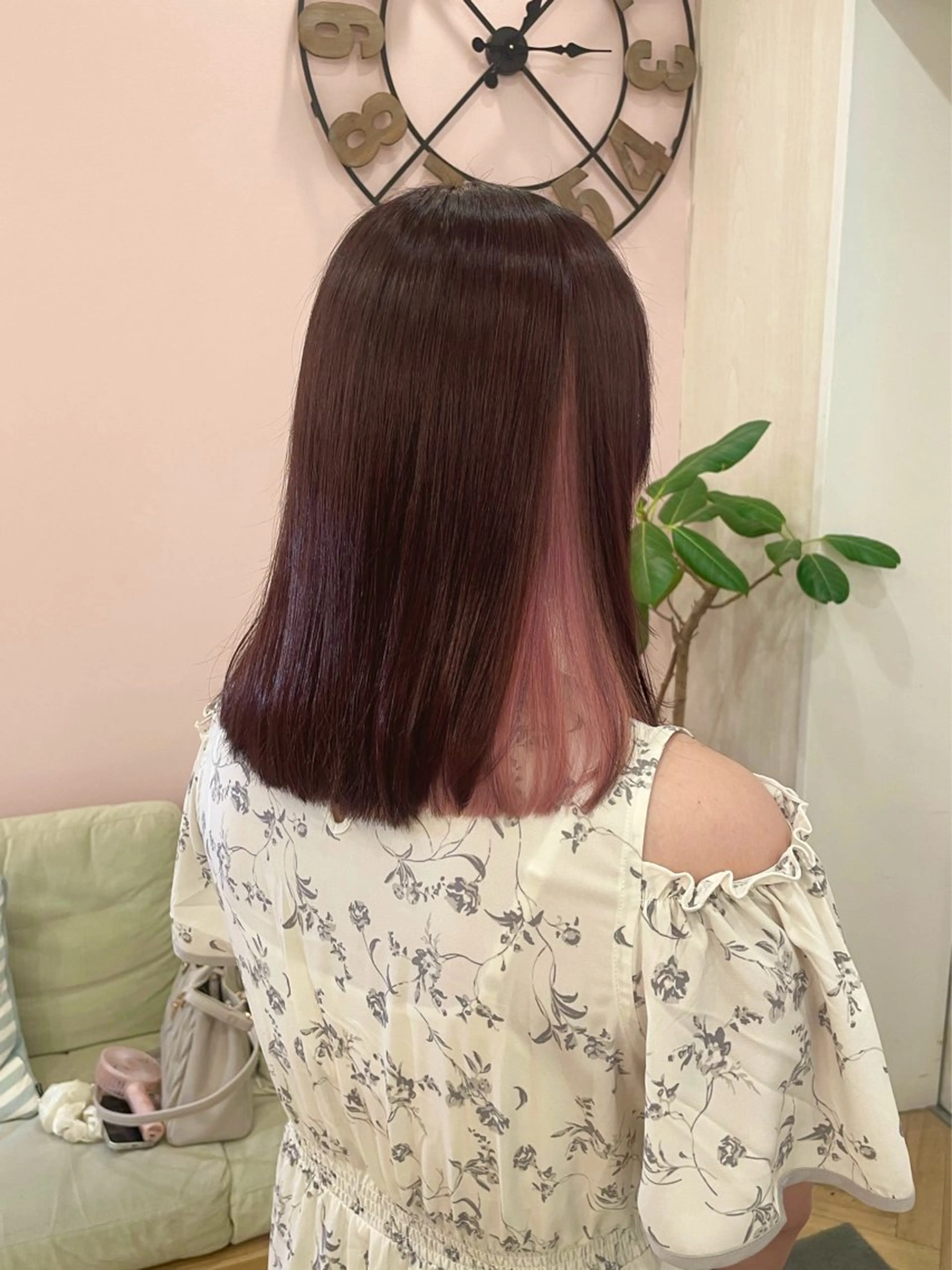 ミディアム カラー ヘアアレンジ カット ヘアカラー 🍒齋藤 澪🍒のヘアスタイル