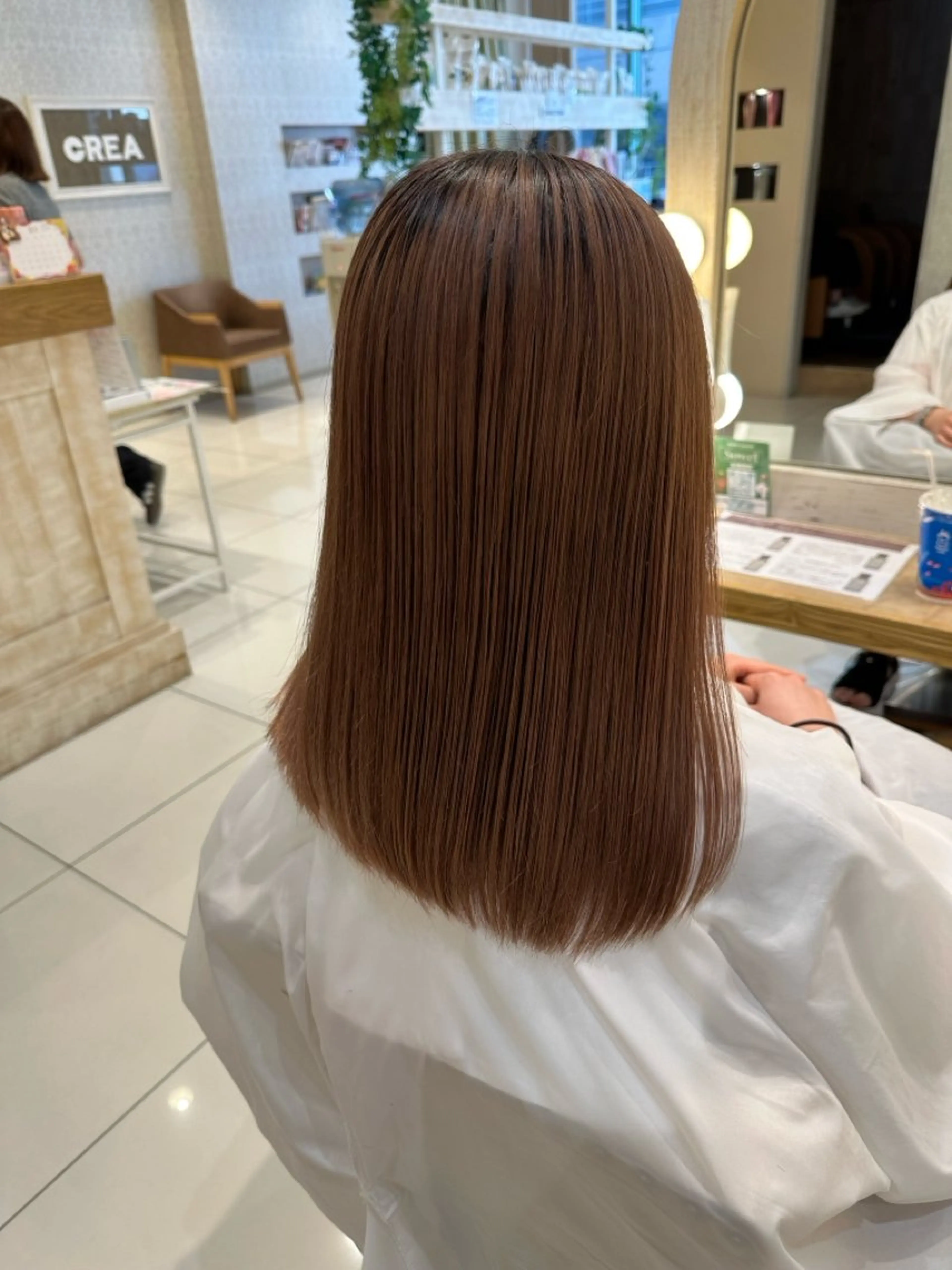 ミディアム 髪質改善 縮毛矯正 トリートメント 酸性ストレート 酸熱トリートメント 縮毛矯正 乾かすだけで美髪にな る縮毛矯正/本厚木駅のその他イメージ