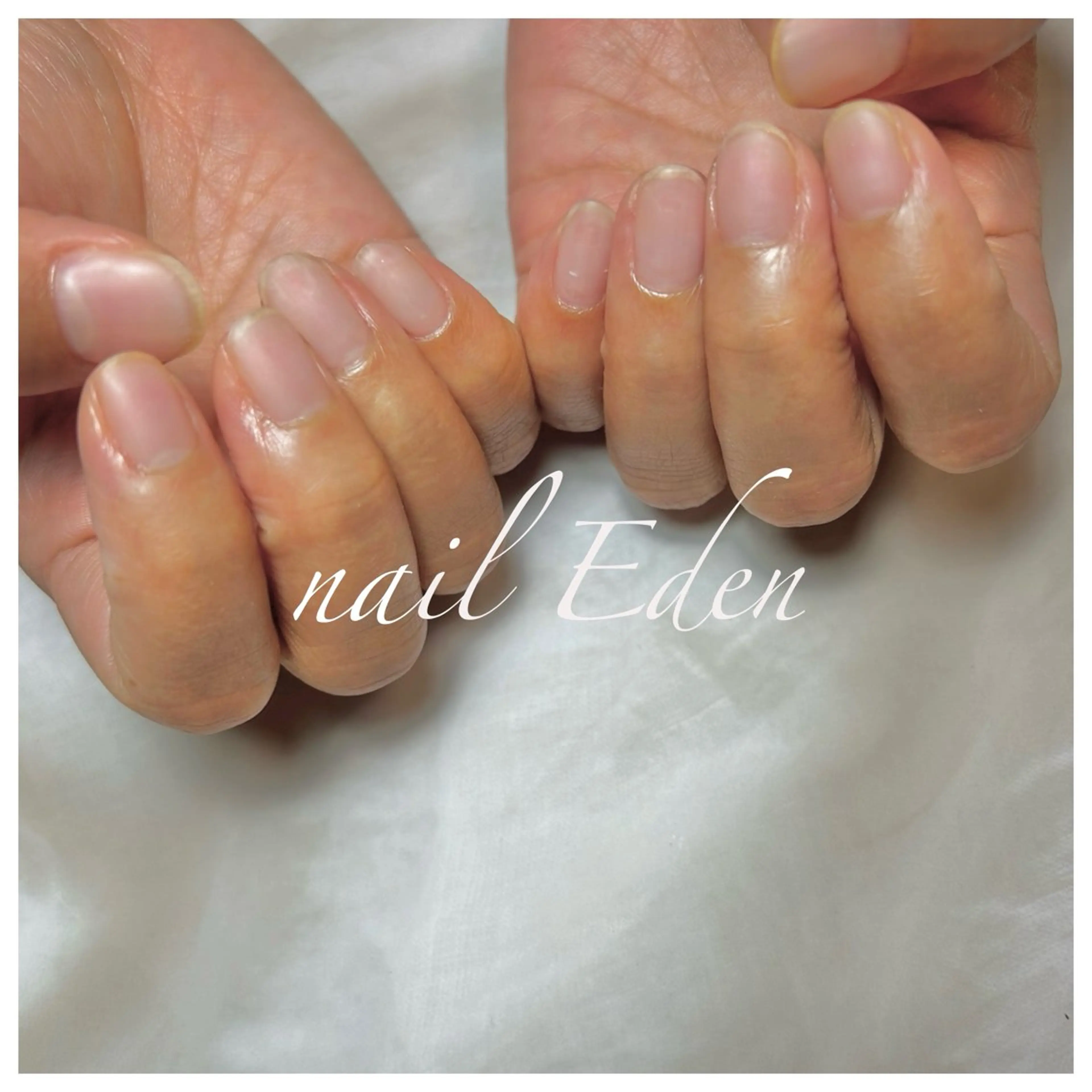 ネイル クリアネイル ハンドネイル ハンドケア Eden　private nail saron所属・Eden ♾️のネイルデザイン